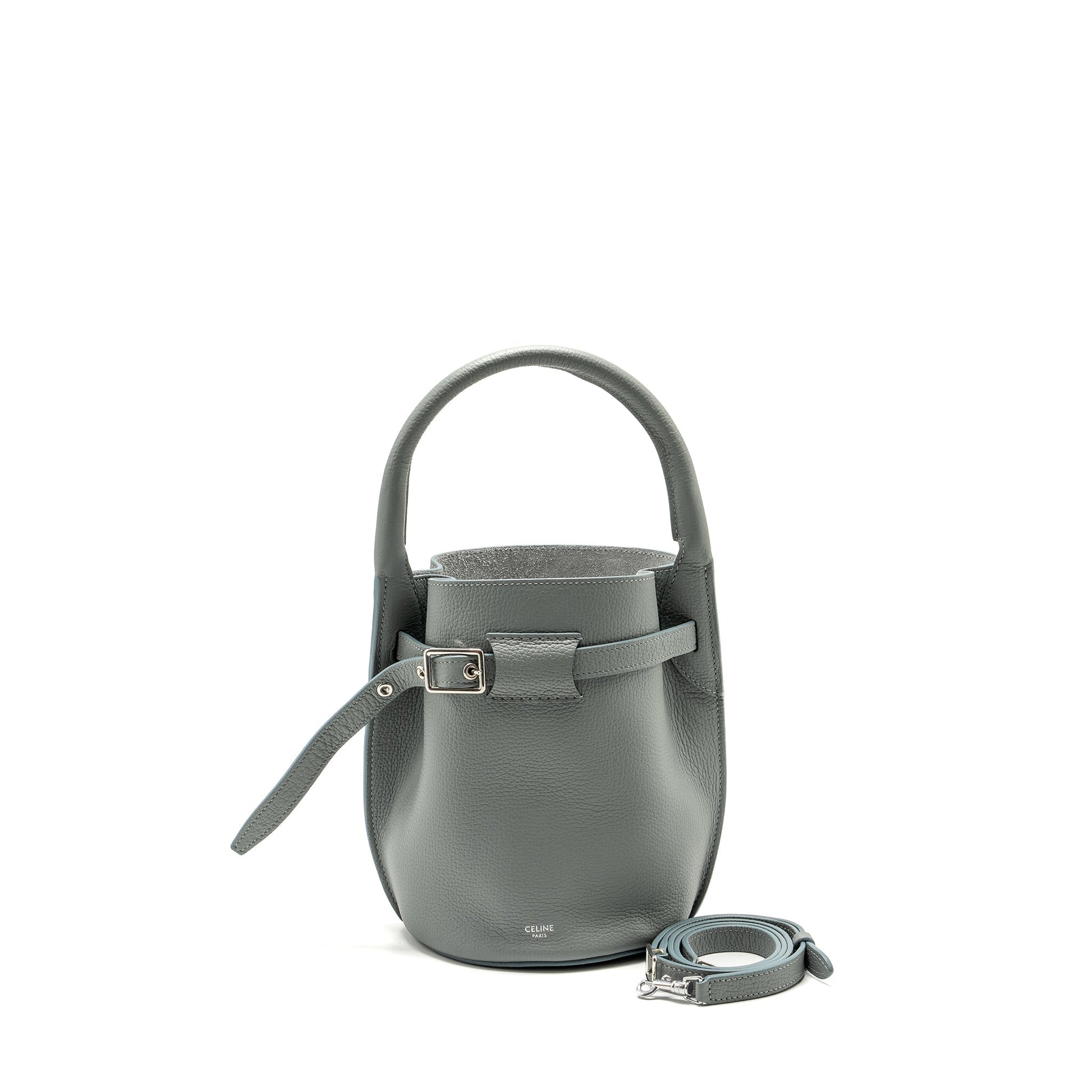Celine Nano Big Purse Grained Calfskin Storm Handbag Bucket Bucket Bag