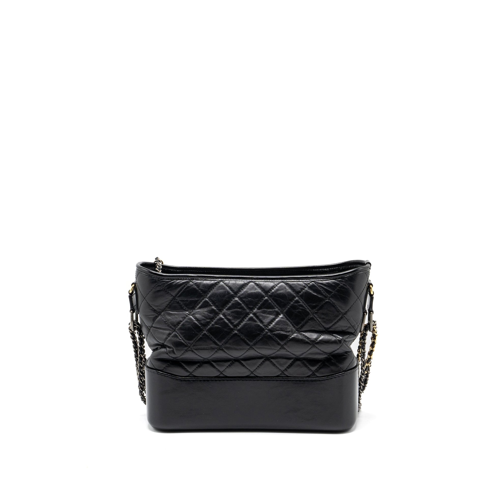 Chanel Gabrielle Hobo Aged Calfskin Hardware Multicolour Black Shoulder Bag Hardware 3