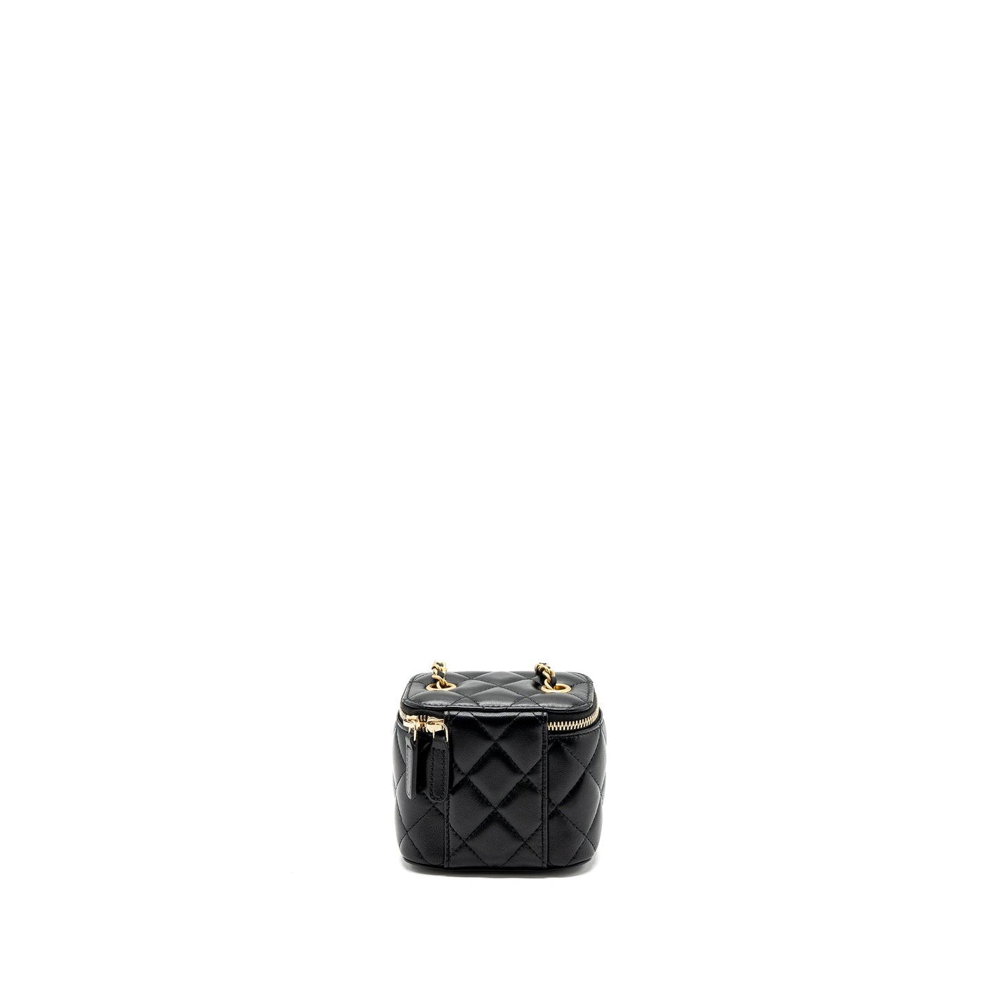 Chanel pearl crush vanity lambskin GHW Black Mini Bag 5