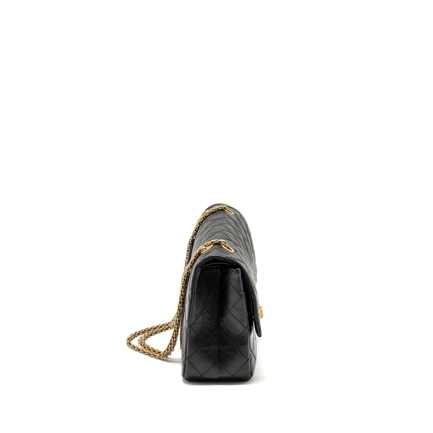 Chanel Maxi 2.55 reissue flap aged calfskin Black Shoulder Bag