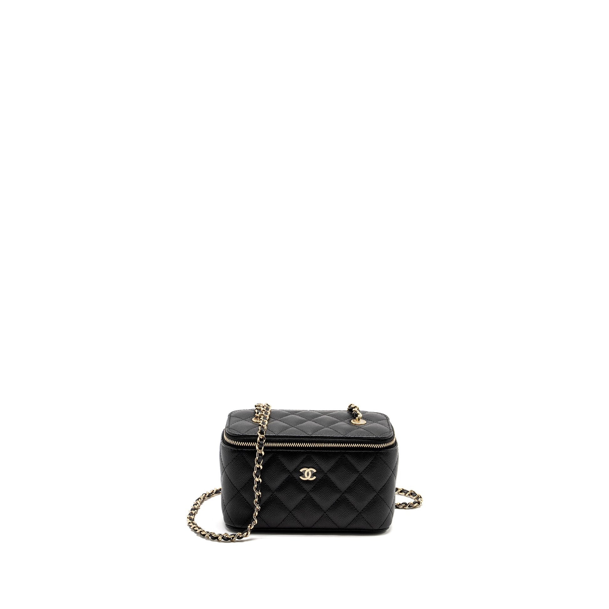 Chanel Long Vanity Caviar LGHW Black Handbag Lghw 2