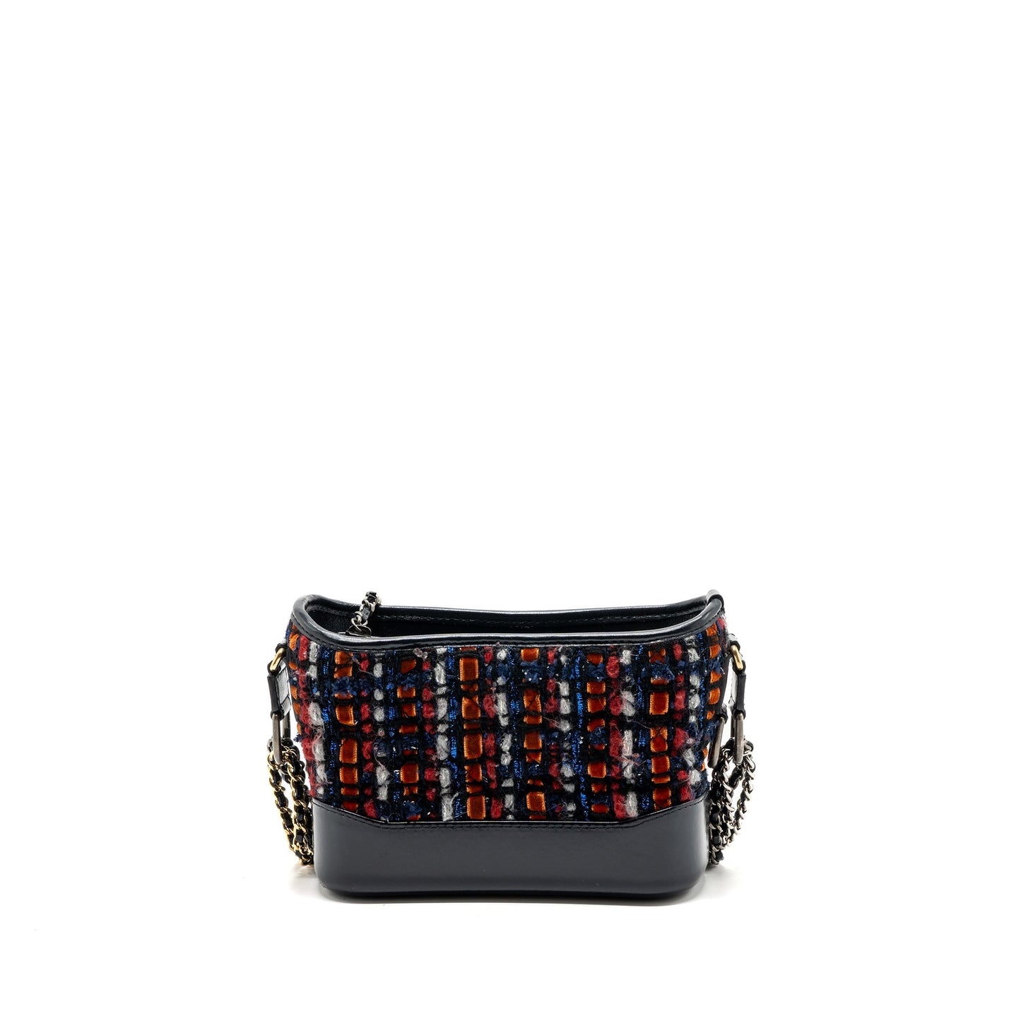 Chanel Gabrielle Hobo Tweed Calfskin Hardware Multicolour Small Shoulder Bag