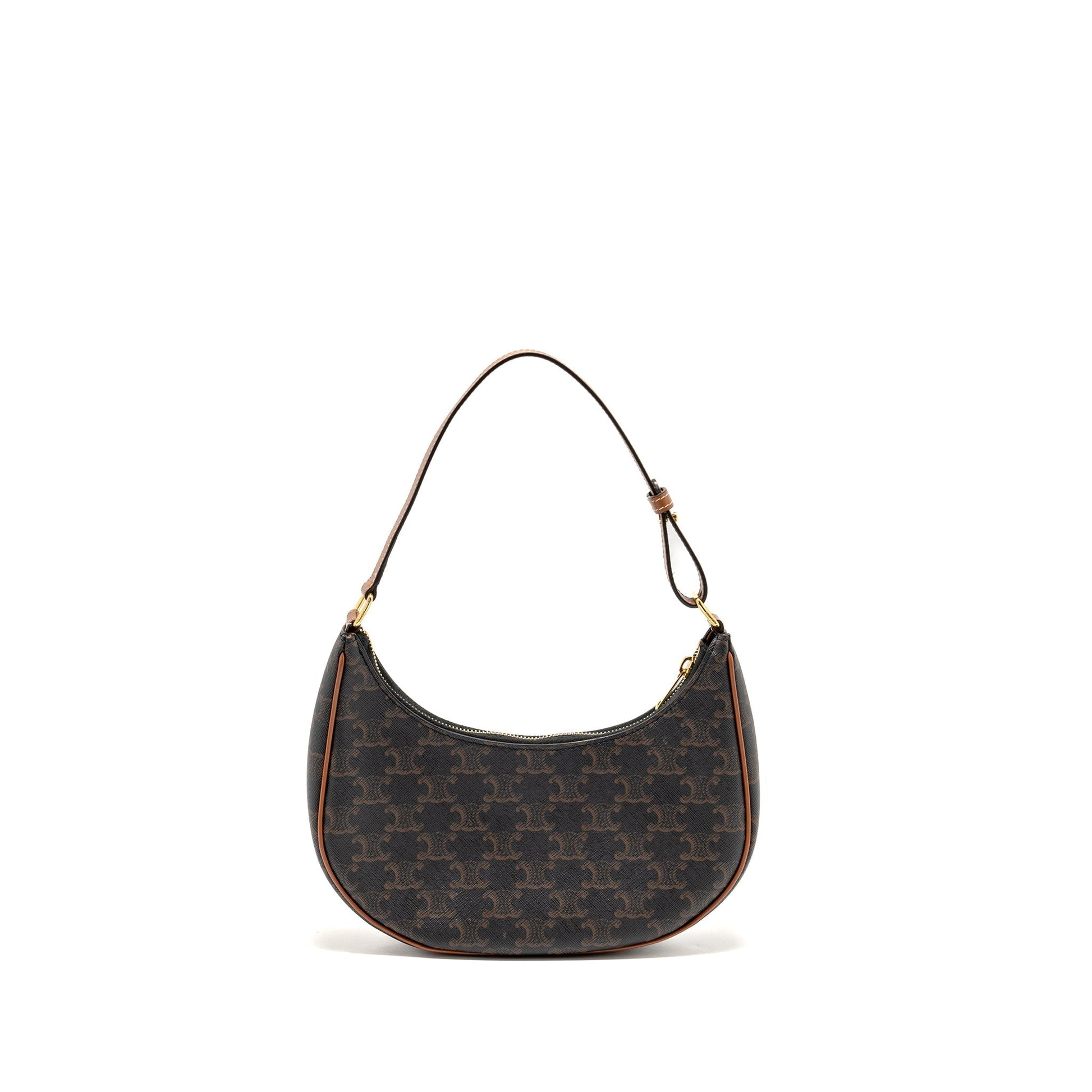 Luxury Ava Bag Triomphe Calfskin Ghw Canvas Tan Travel Bag