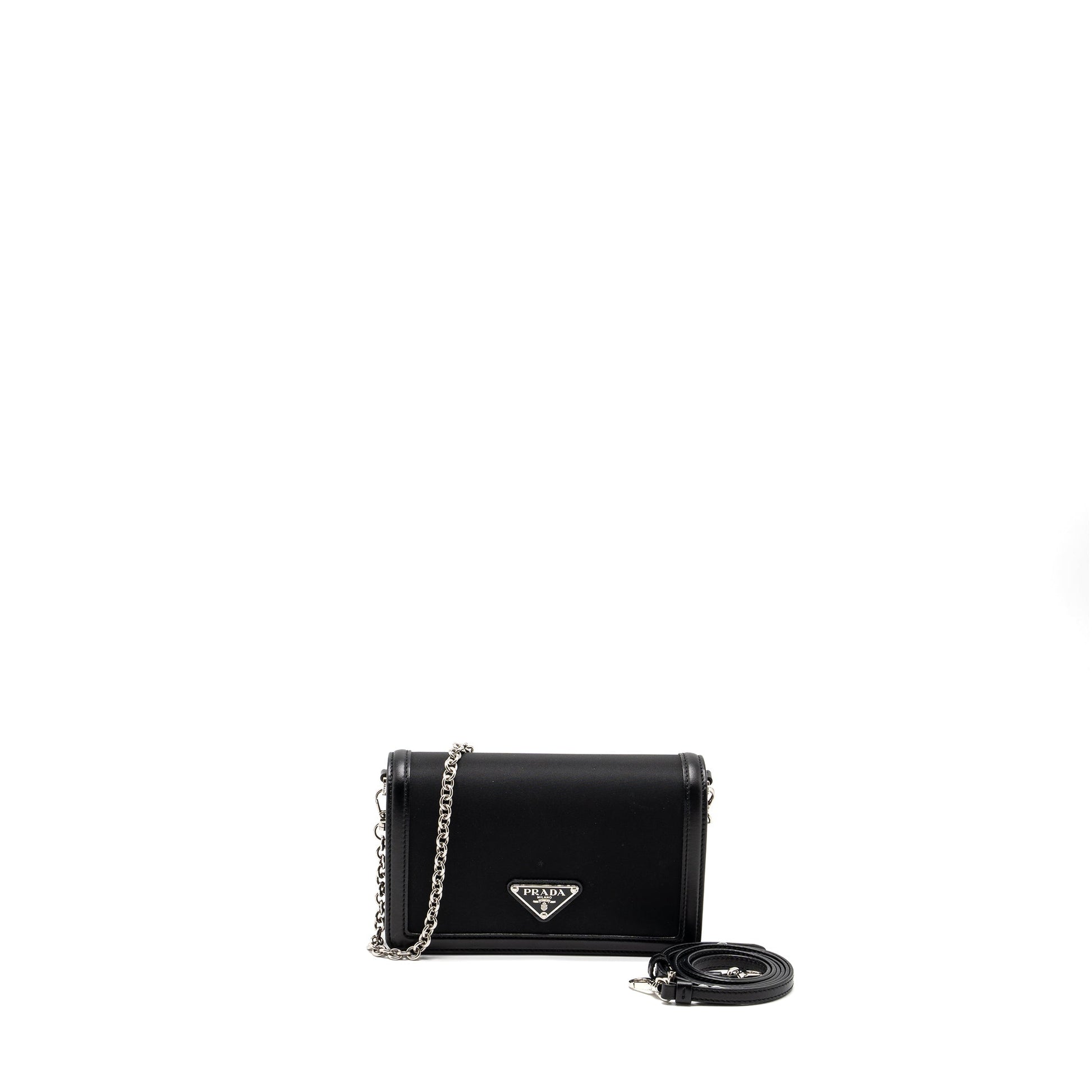 Prada Miniborse Purse Handbag Leather Nylon Travel Bag