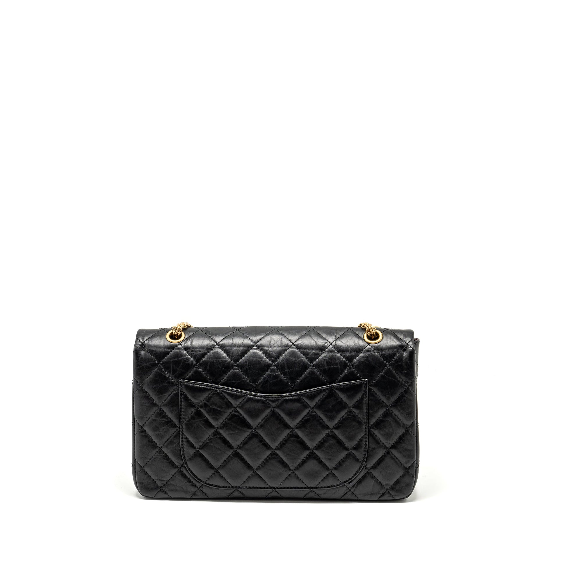 Chanel Maxi 2.55 reissue flap aged calfskin Black Shoulder Bag