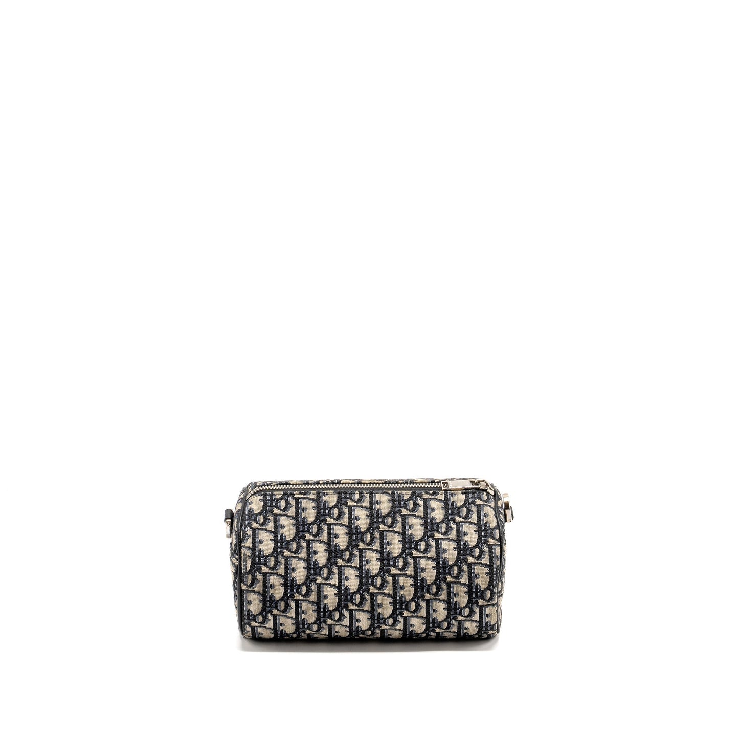 Dior Roller Messenger Purse Oblique Jacquard Handbag Blue Travel Bag