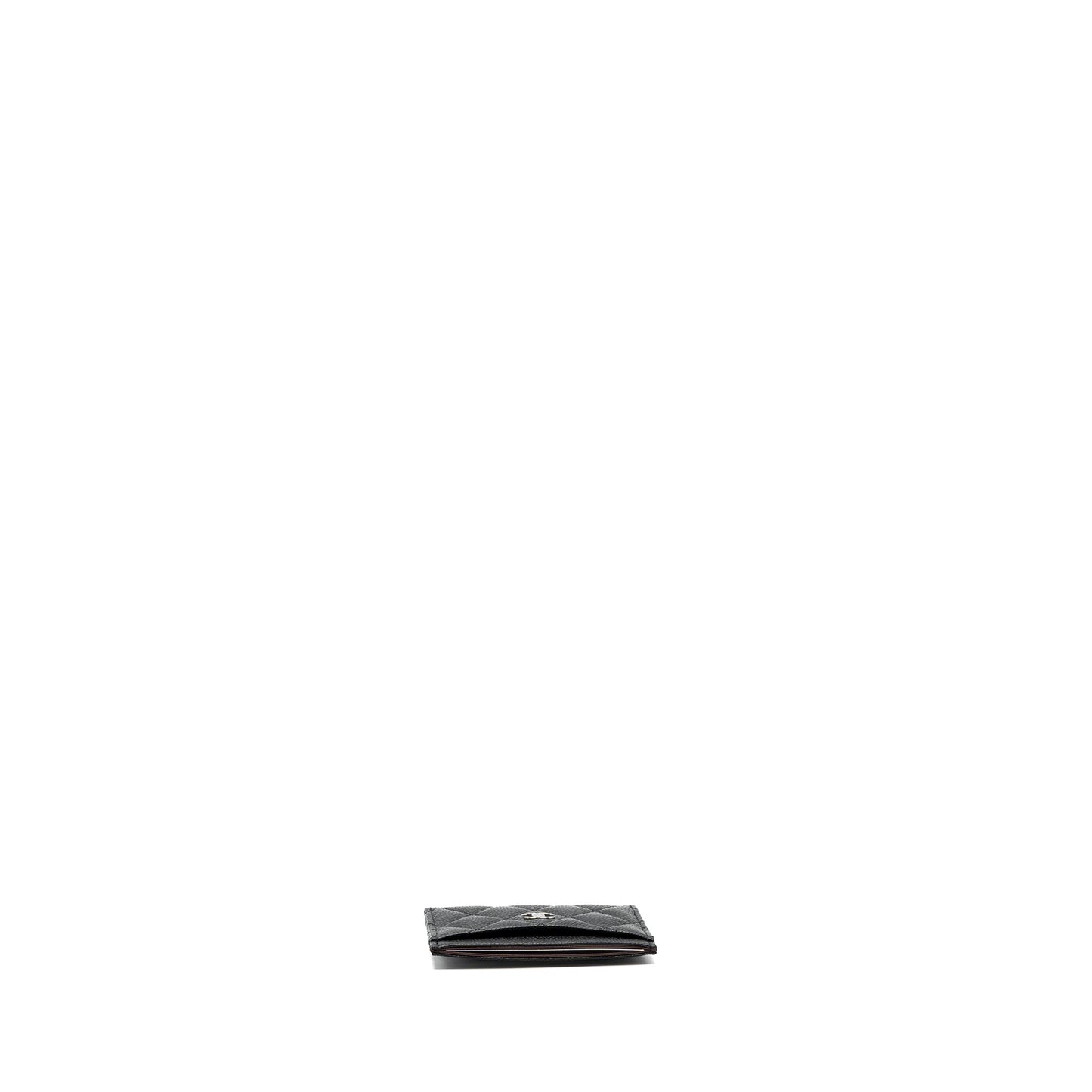 Chanel classic card holder caviar SHW Black Wallet Case Shw 2