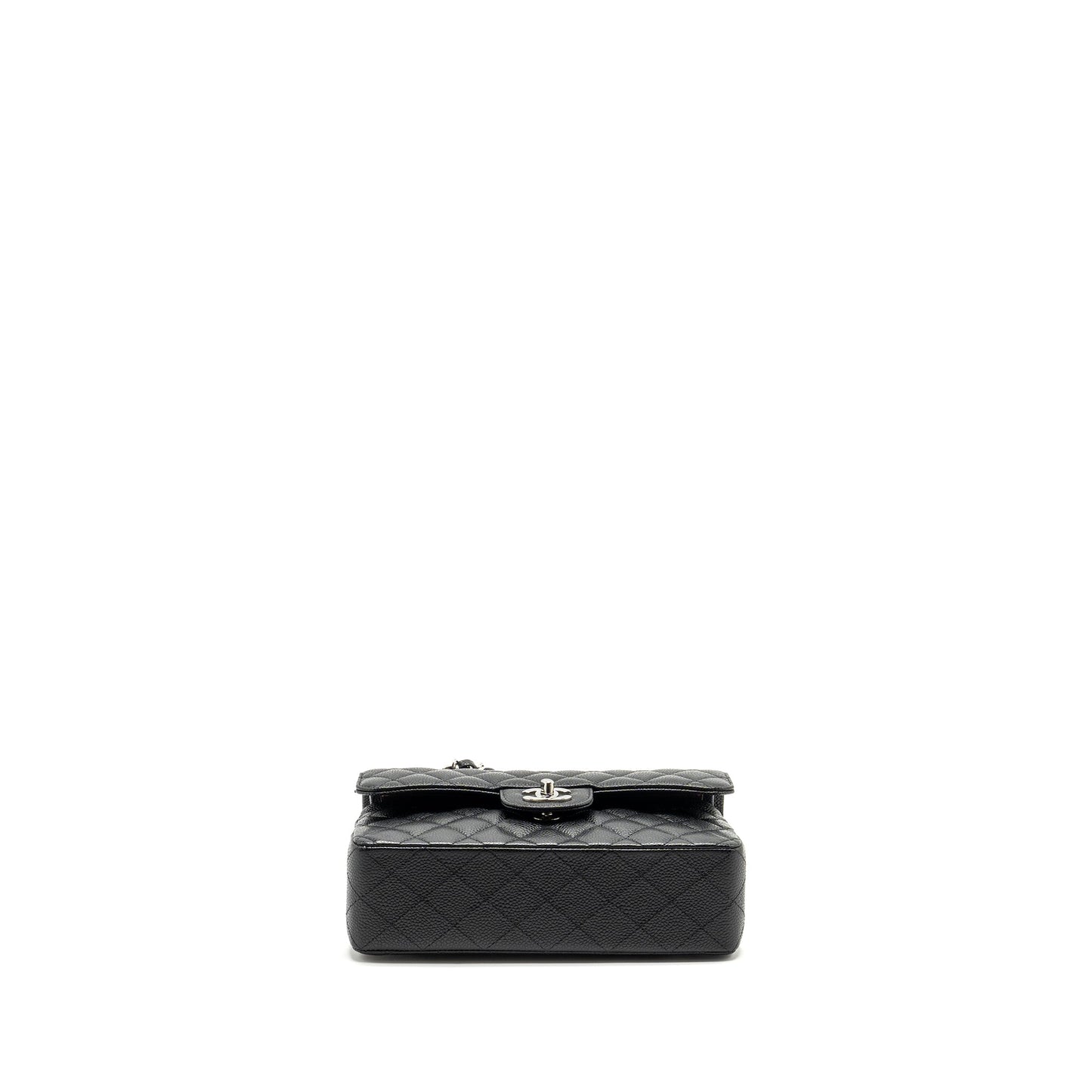 Chanel Classic Double Flap Caviar SHW Microchip Black Small Shoulder Bag Shwmicrochip 2