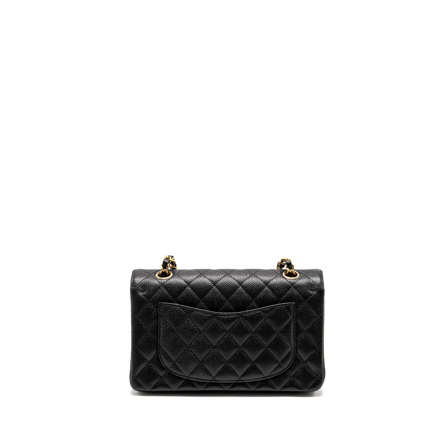 Chanel Classic Double Flap Caviar GHW microchip Black Small Shoulder Bag Ghwmicrochip 3