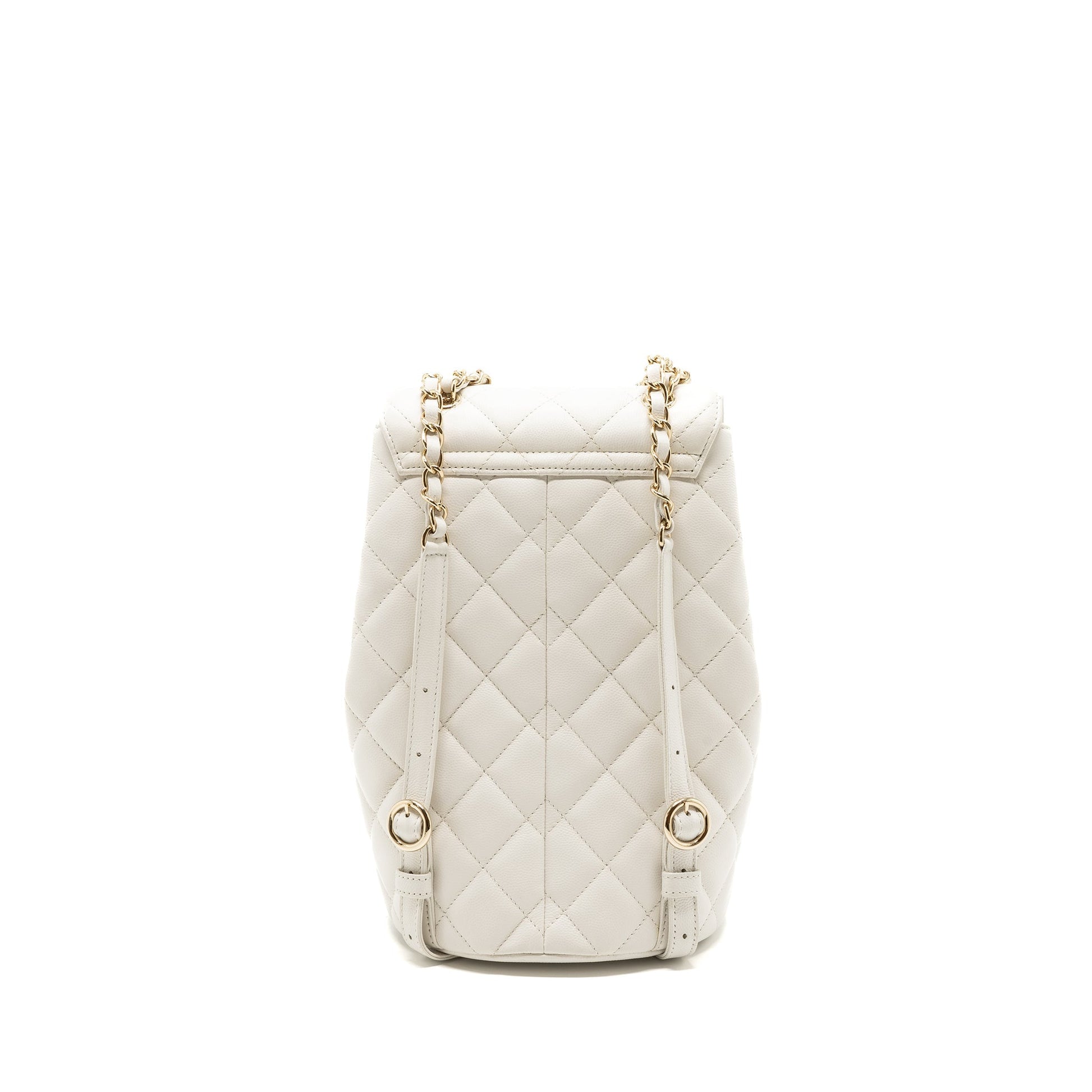 Chanel 22s backpack Grained calfskin LGHW Microchip White