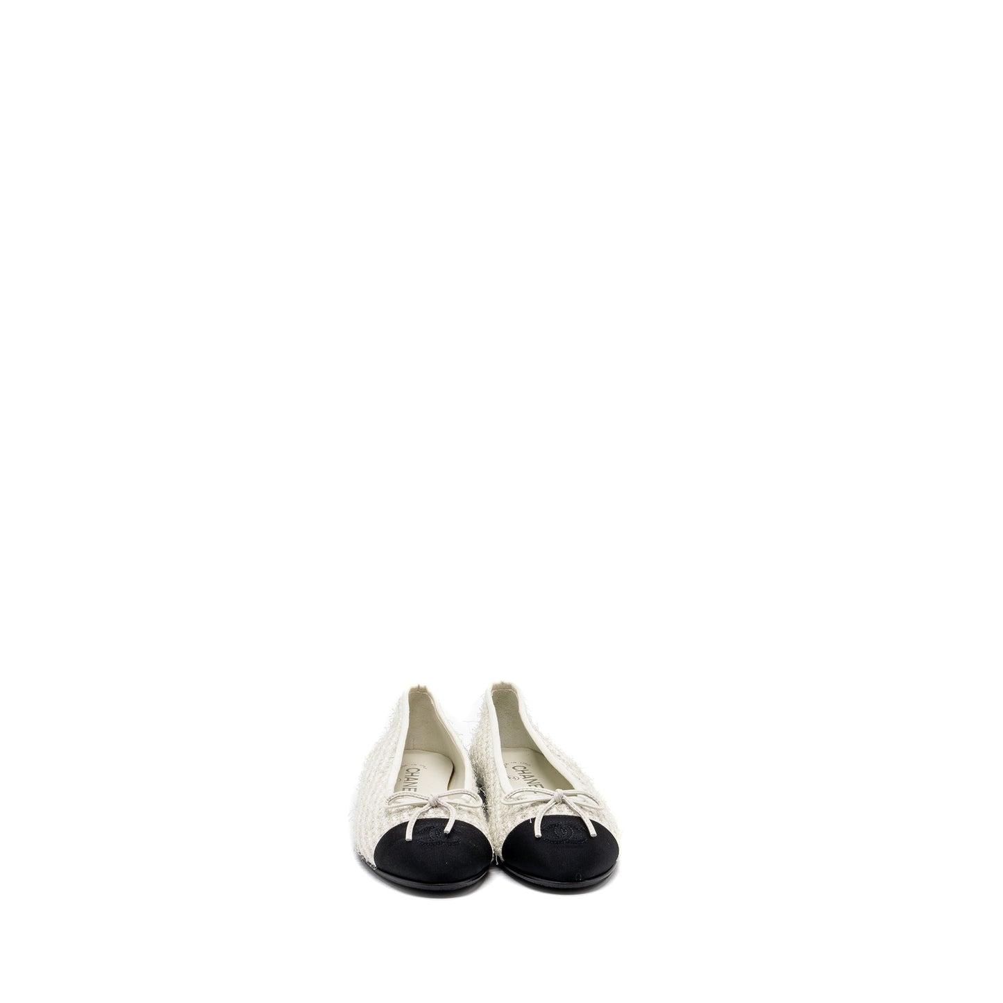 Chanel hite Multicolur Black White Canvas Handbag