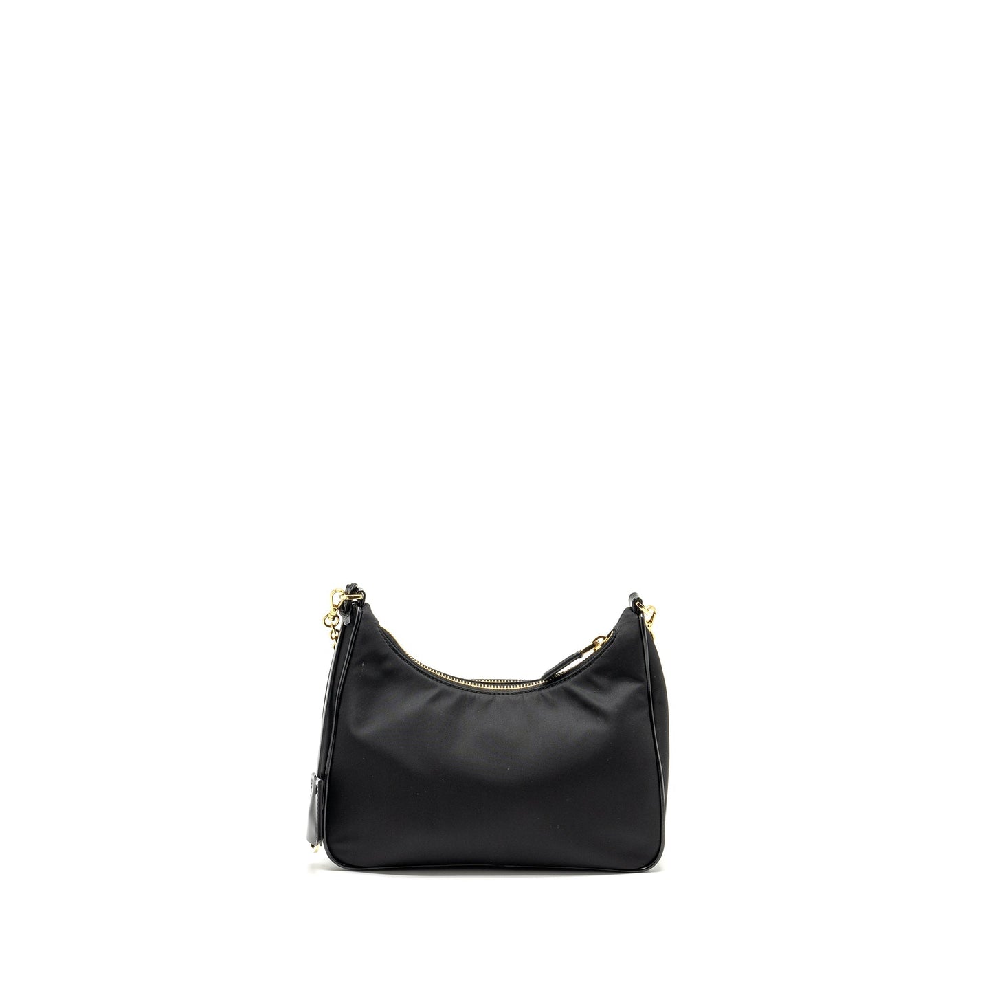 Prada Re Purse Calfskin Handbag Nylon Black Travel Bag