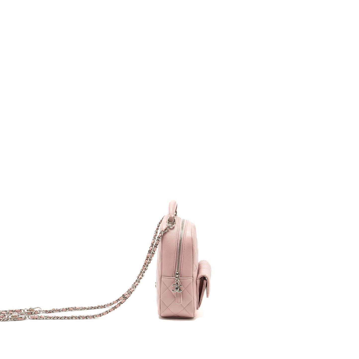 Chanel 24P Classic Backpack Caviar Light SHW Pink