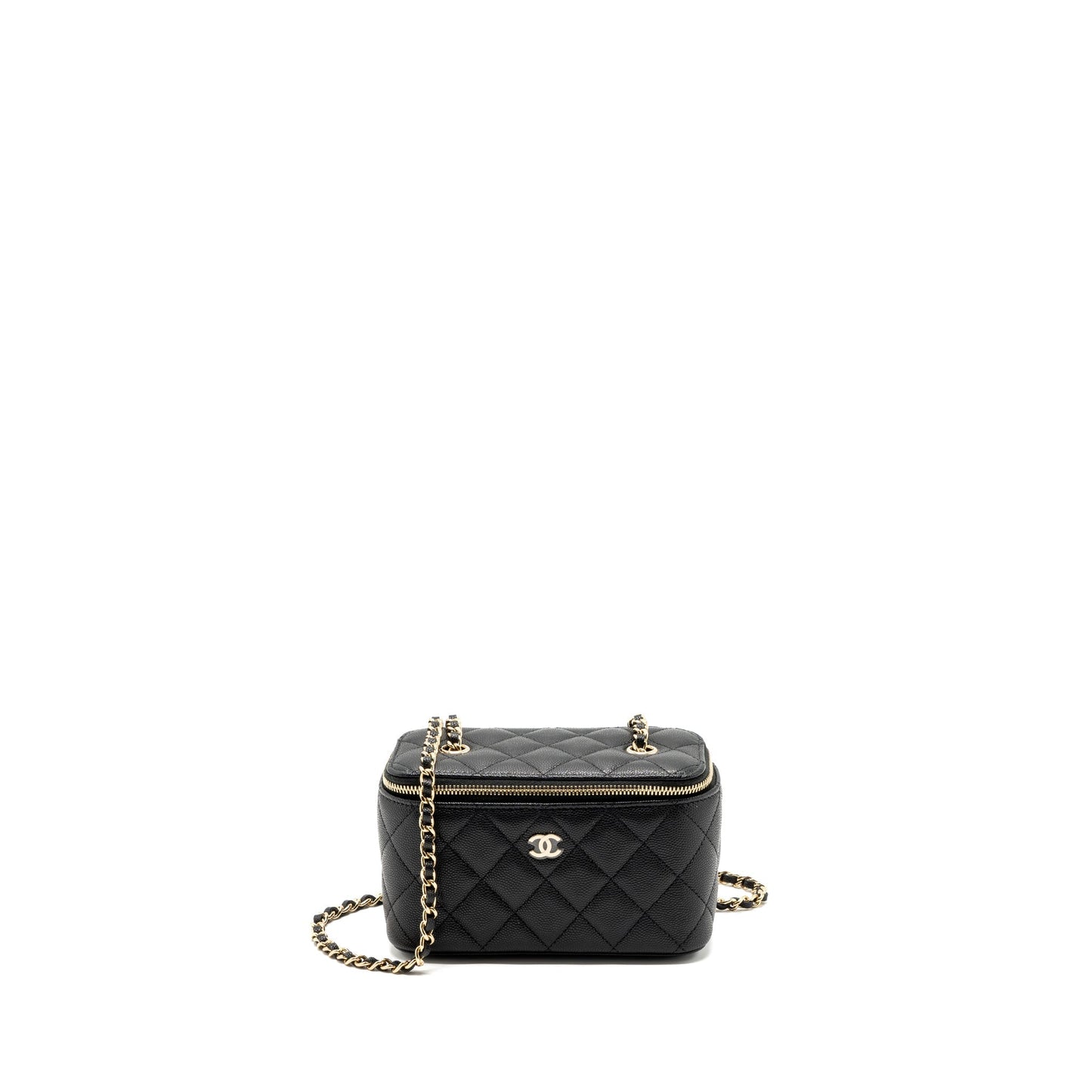Chanel long vanity caviar LGHW Black Handbag 3