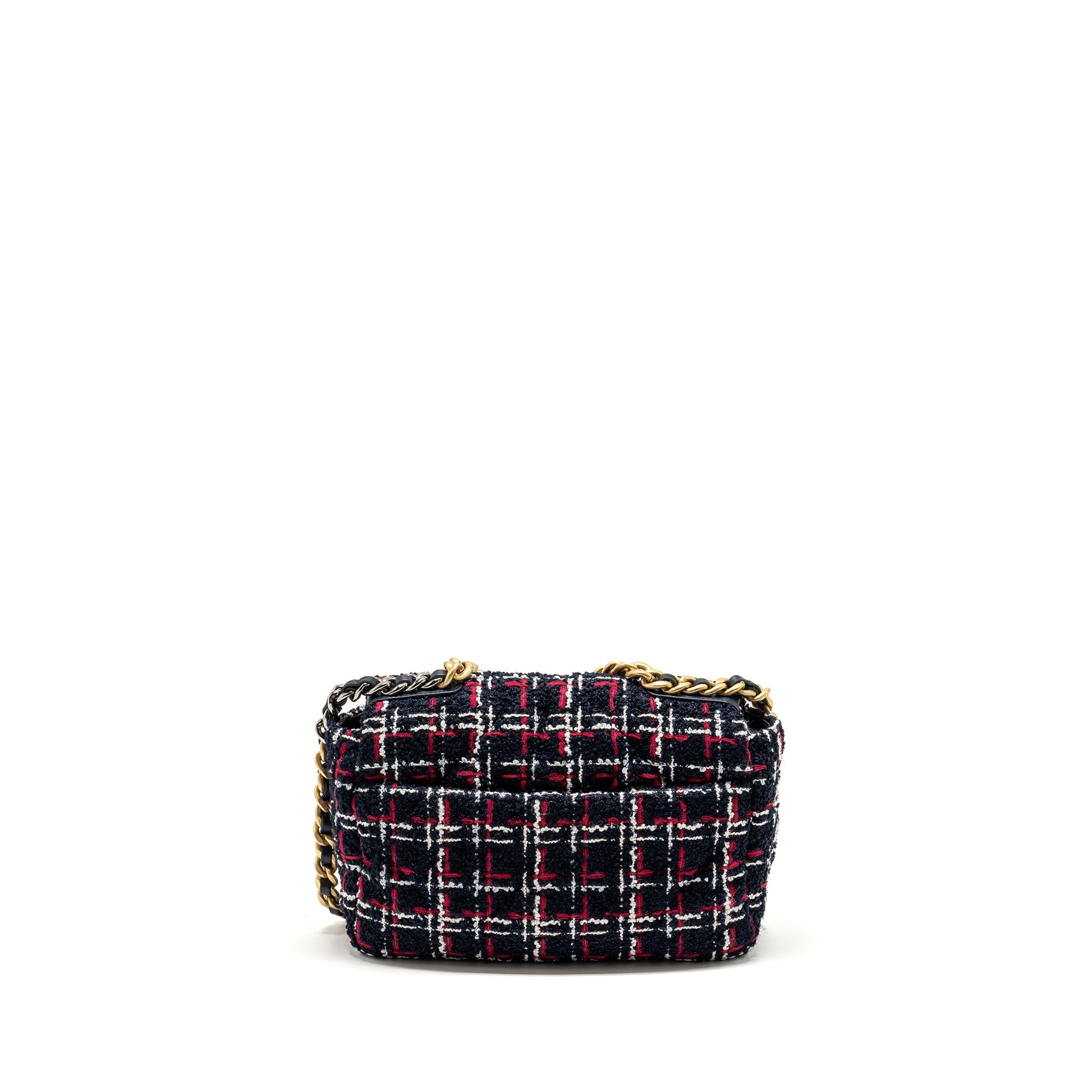 Chanel 19 Tweed Hardware Multicolour Small Handbag
