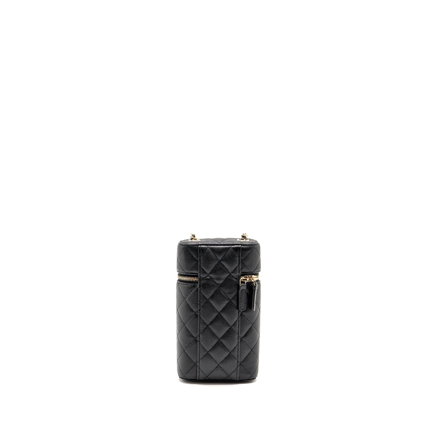 Chanel Classic Vanity Phone Holder Caviar LGHW Black Handbag Black Lghw
