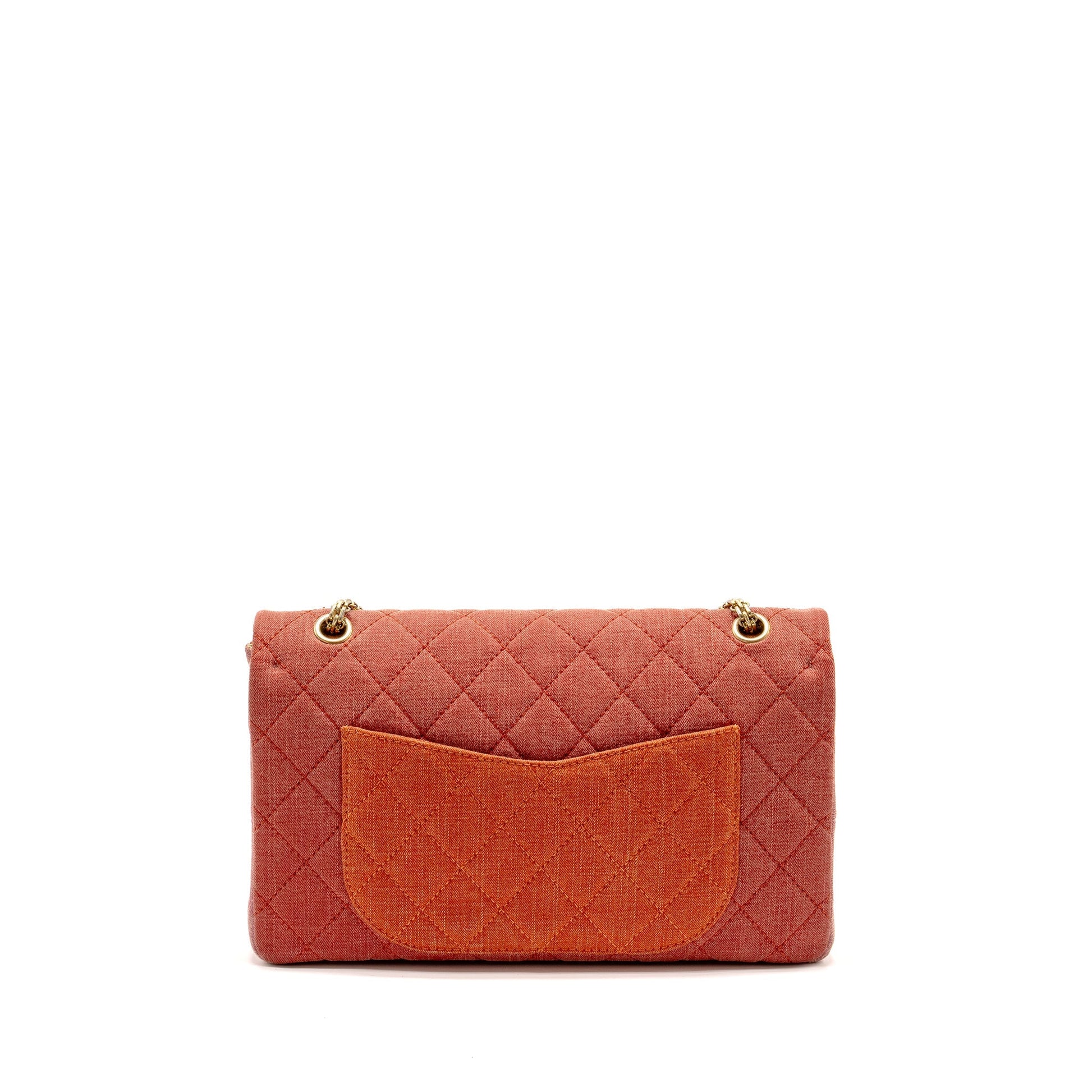 Chanel Maxi 2.55 Reissue Double Flap Fabric Multicolour Shoulder Bag