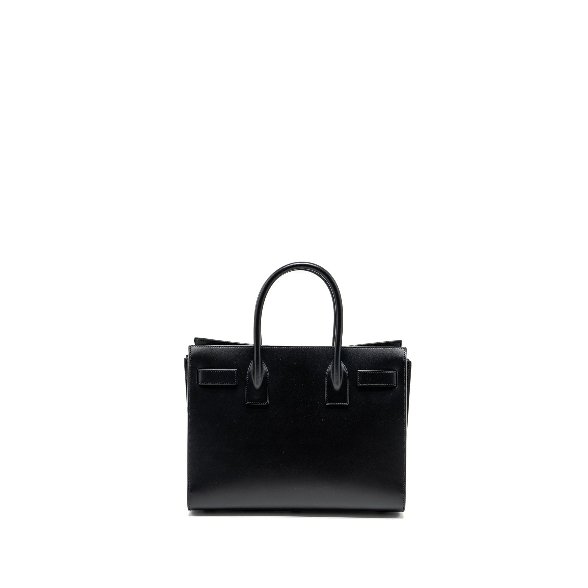YSL Saint Laurent Saint Laurent Baby Sac De Jour Calfskin Black Travel Bag