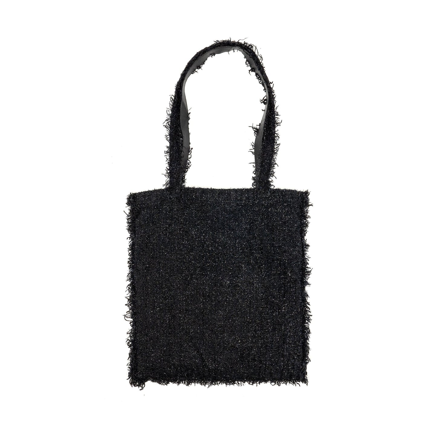Chanel rocket tweed SHW Black Tote Bag