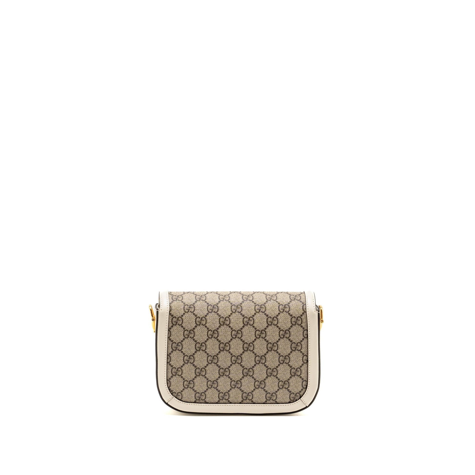 Gucci Mini Horsebit Bag Supreme Multicolour Leather Canvas Travel Bag