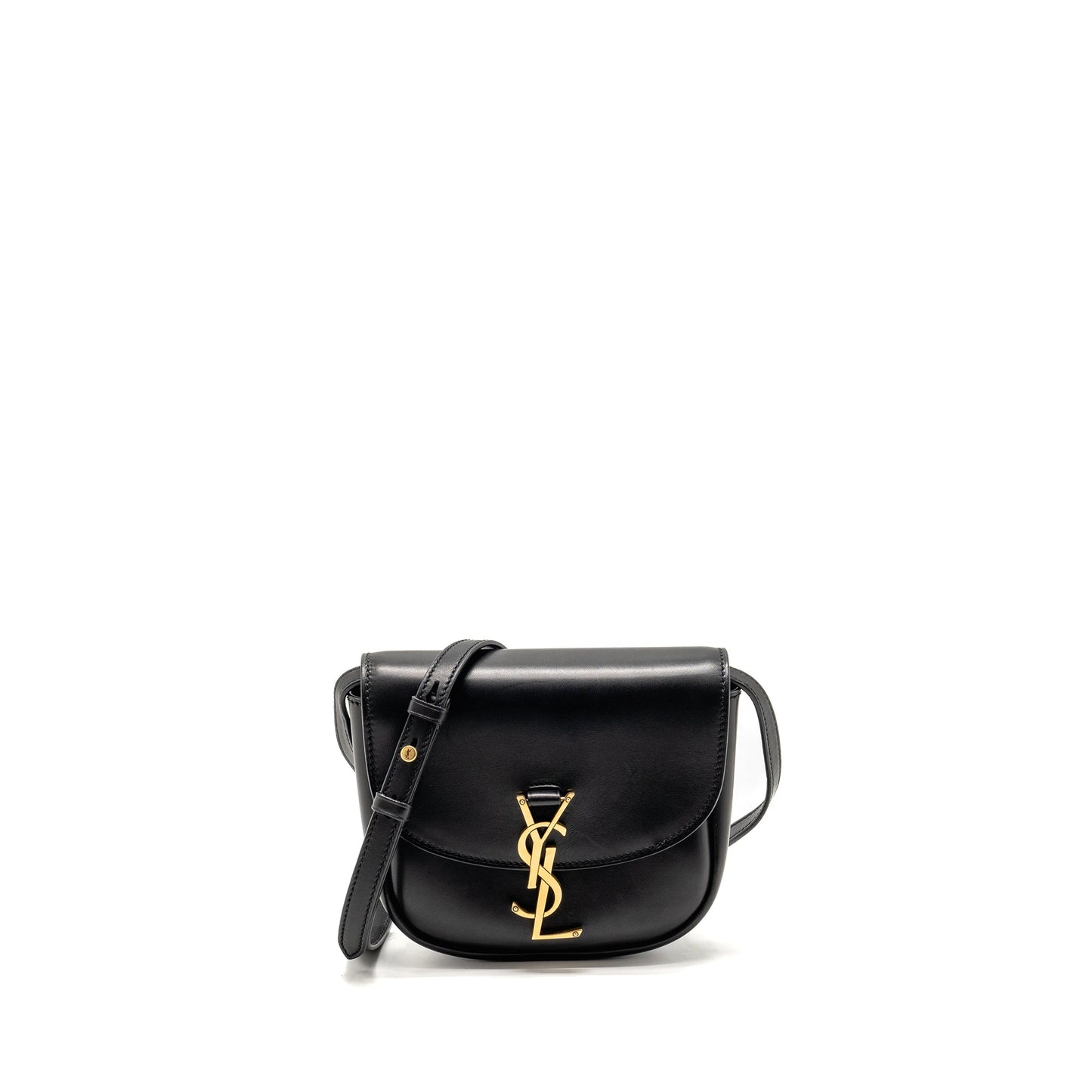 YSL Saint Laurent Saint Laurent Kaia Purse Calfskin Travel Bag Black