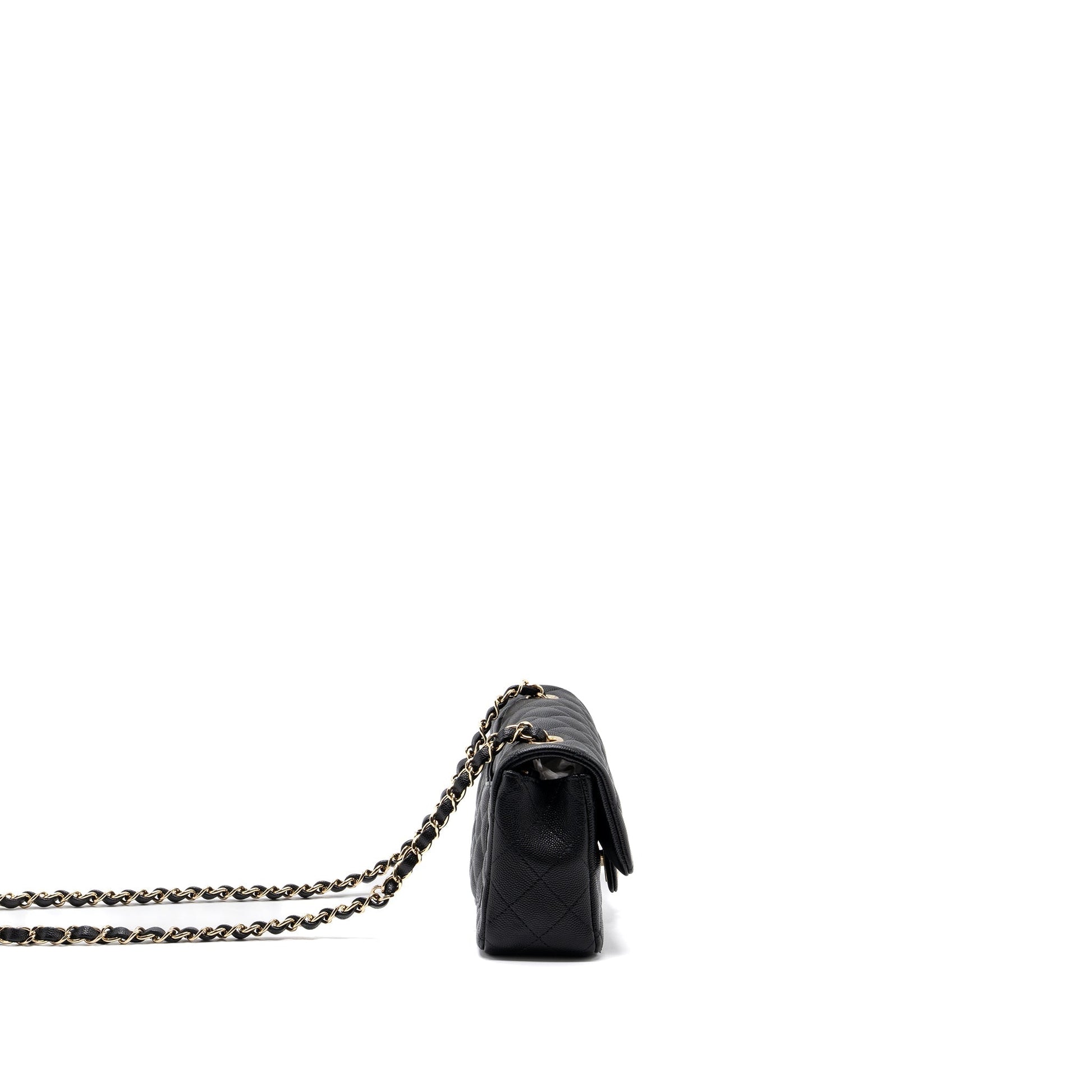 Chanel Classic Rectangular Flap Caviar GHW Black Shoulder Bag