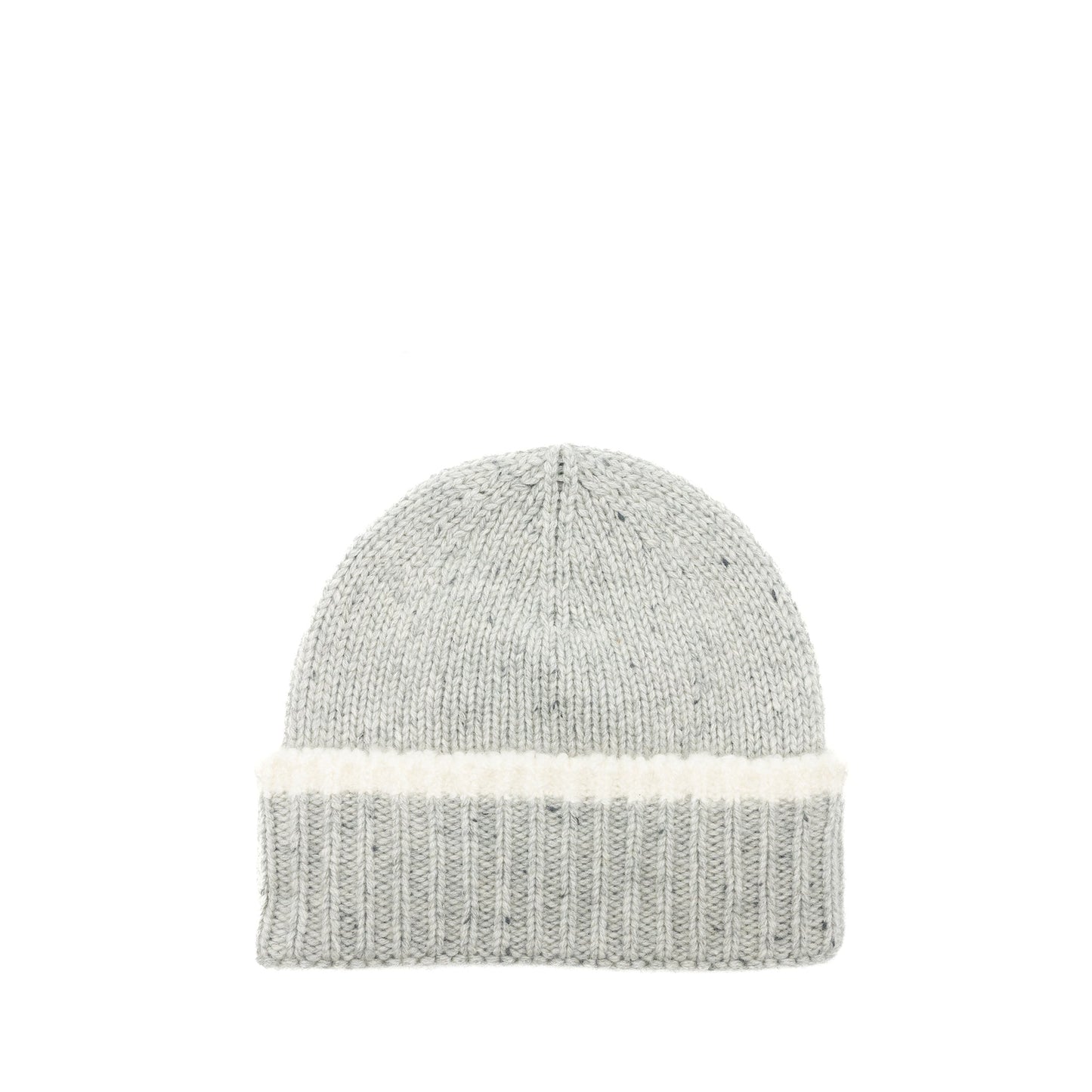 Chanel CC Logo Beanie Cashmere Silk Light Grey Hat