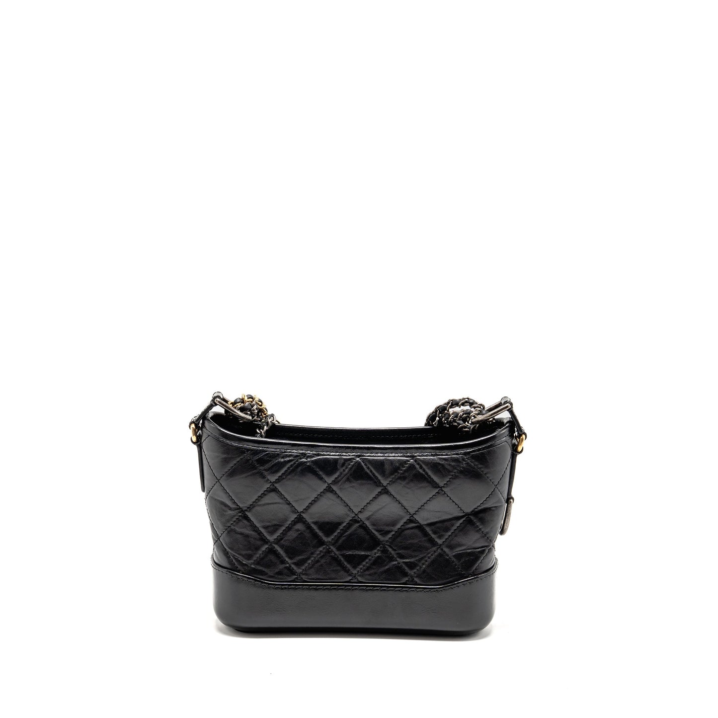 Chanel Gabrielle hobo calfskin hardware Multicolor Black Small Shoulder Bag Hardware 4