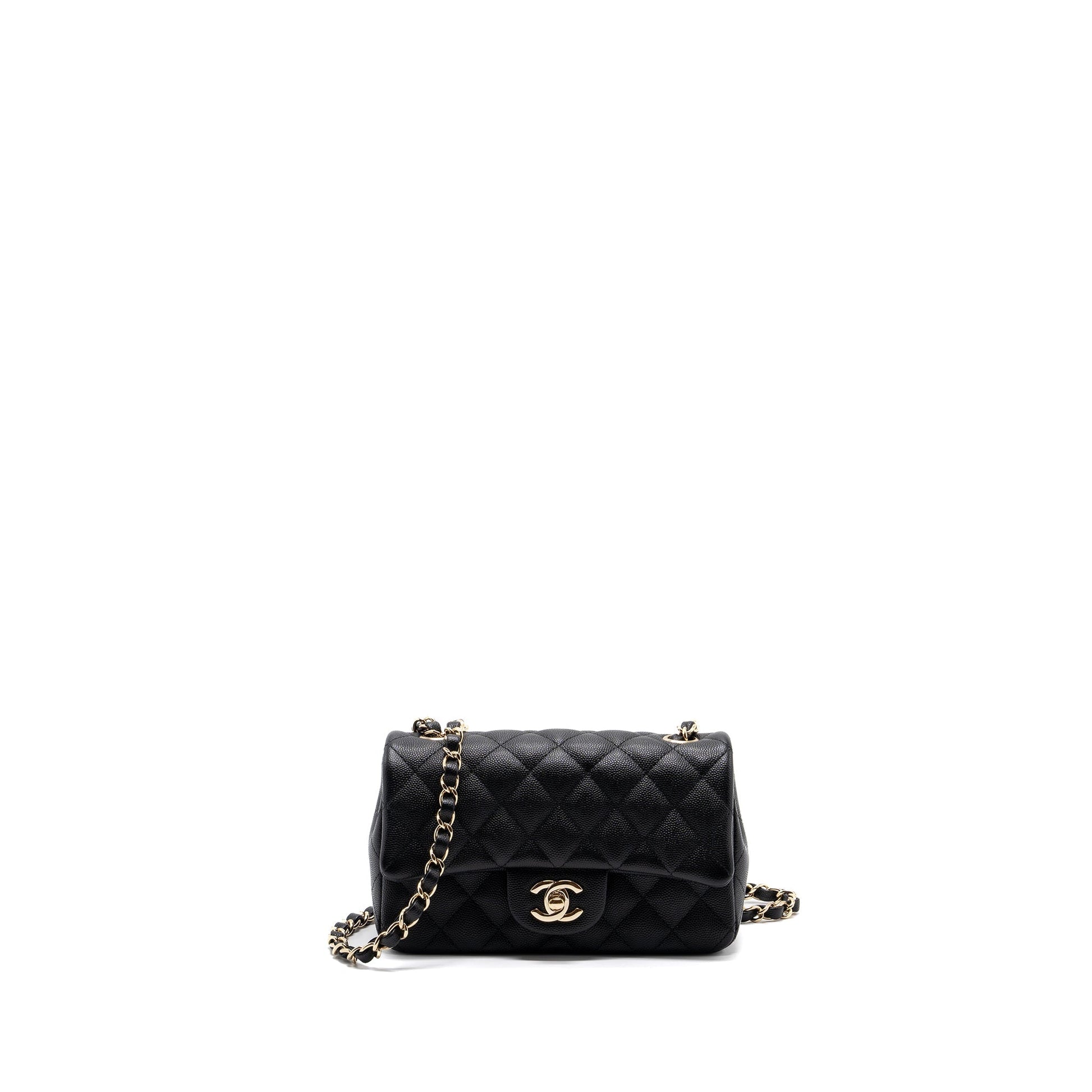 Chanel Classic Rectangular Flap Caviar GHW Black Shoulder Bag