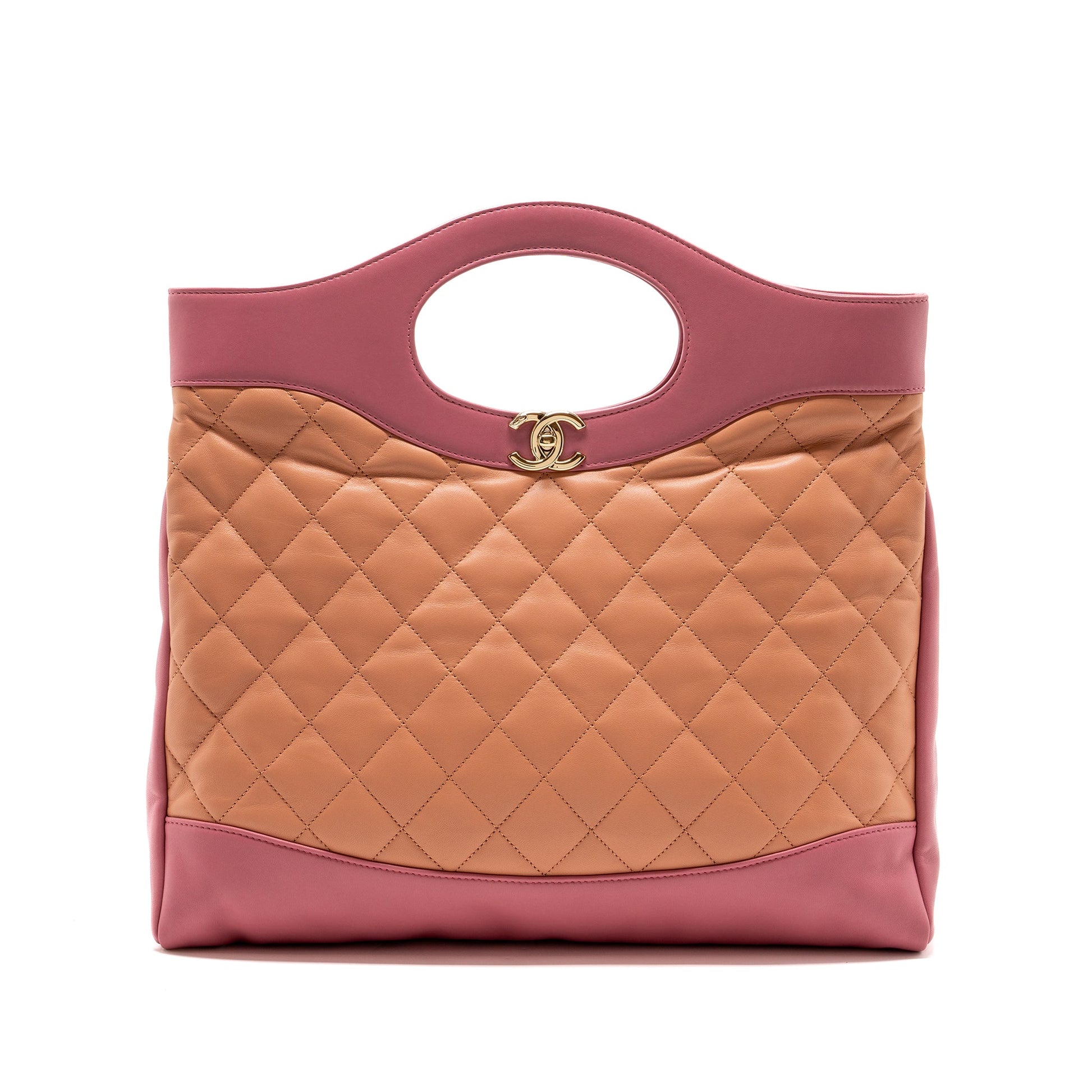 Chanel 31 Calfskin LGHW Pink Handbag