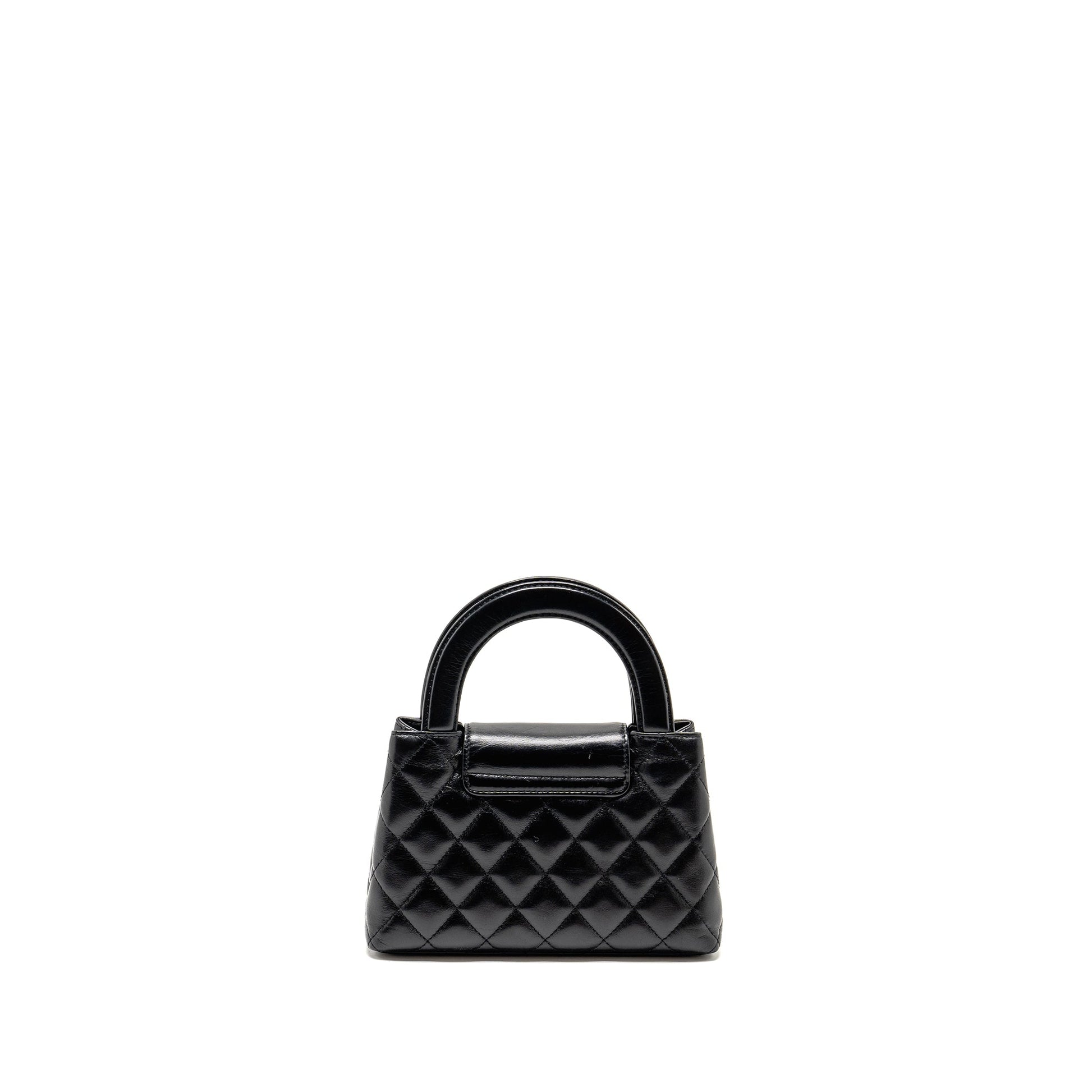 Chanel Kelly Shopping Calfskin GHW microchip Black Tote Bag Microchip 4