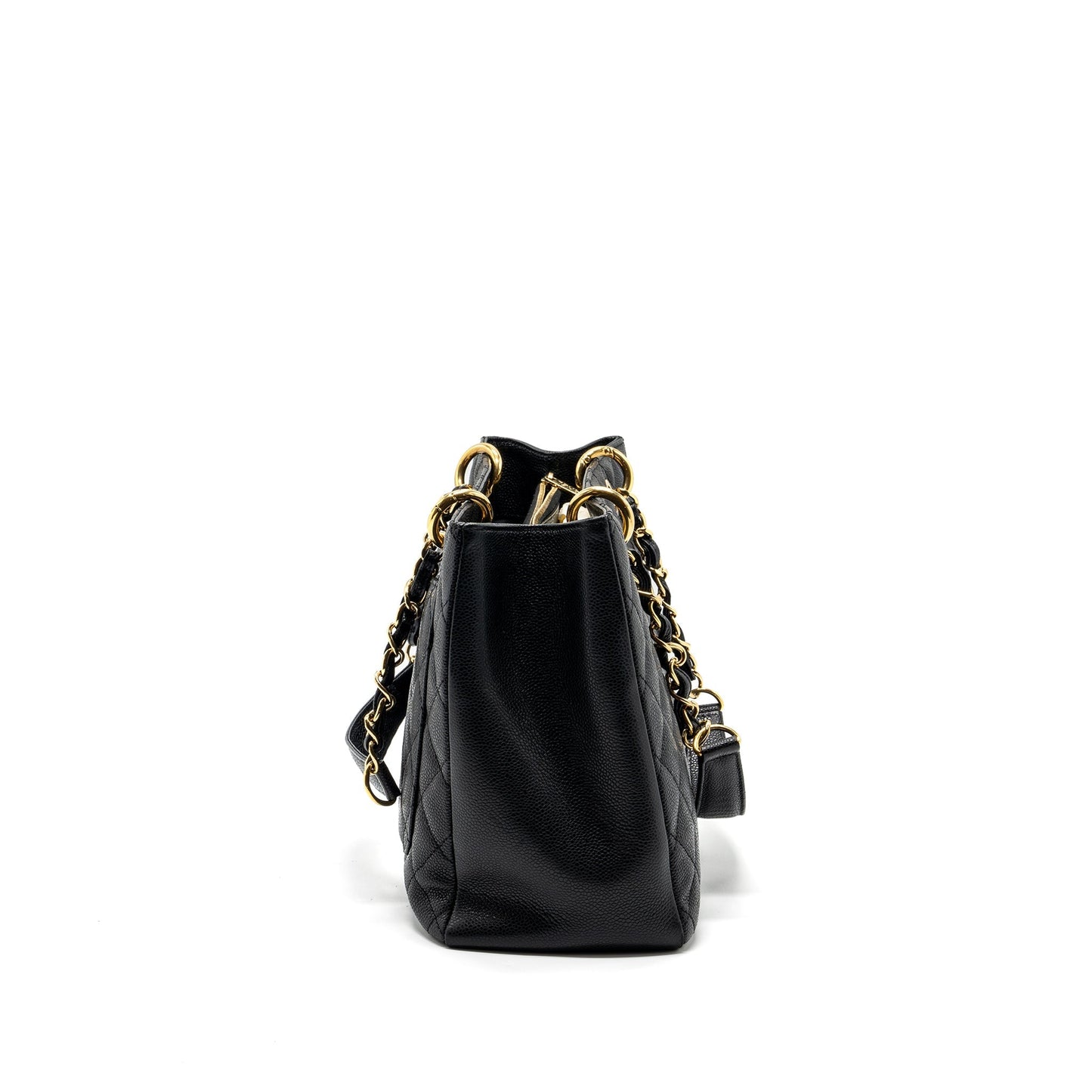 Chanel grand shopping caviar GHW Black Tote Bag Ghw 8