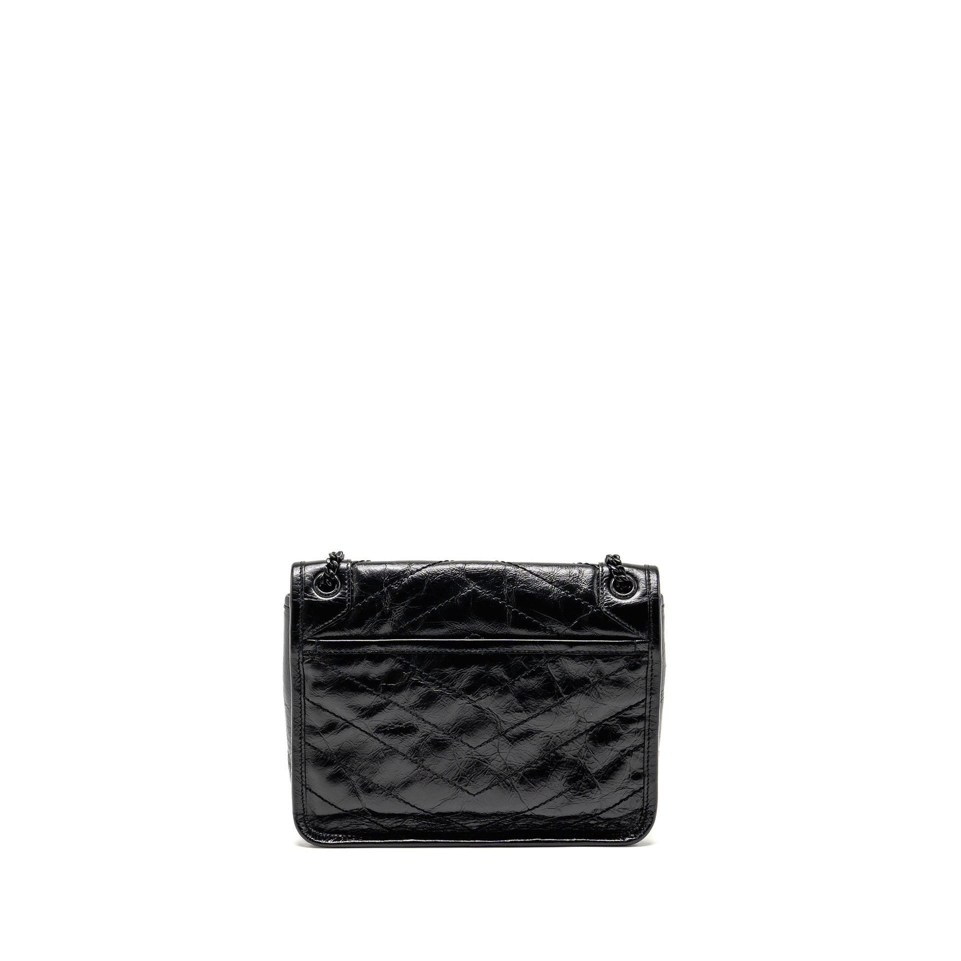 YSL Saint Laurent Baby Niki Purse Calfskin So Travel Bag Black