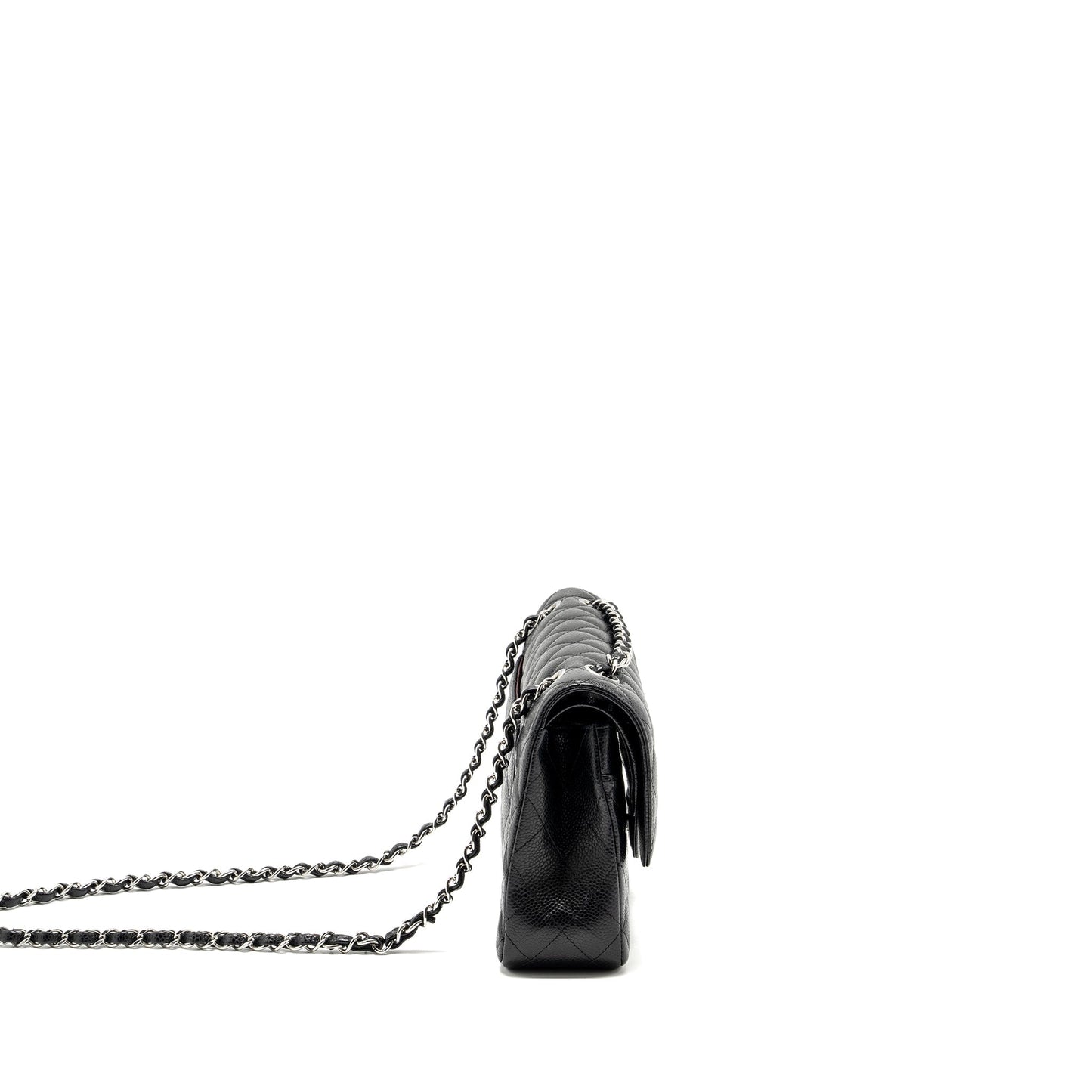 Chanel Classic Double Flap Caviar SHW microchip Black Shoulder Bag