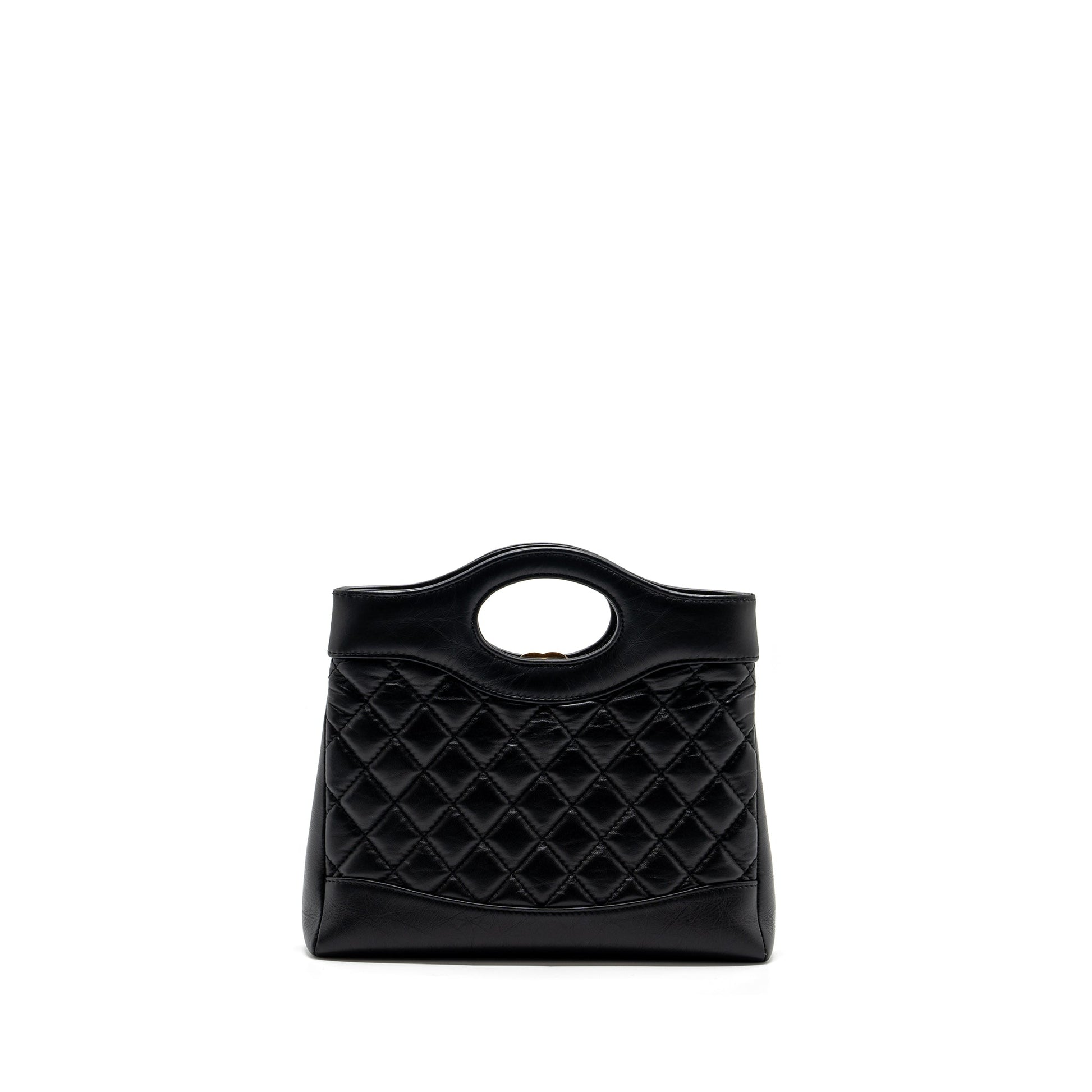 Chanel 23A 31 Calfskin LGHW microchip Black Mini Bag Microchip 1