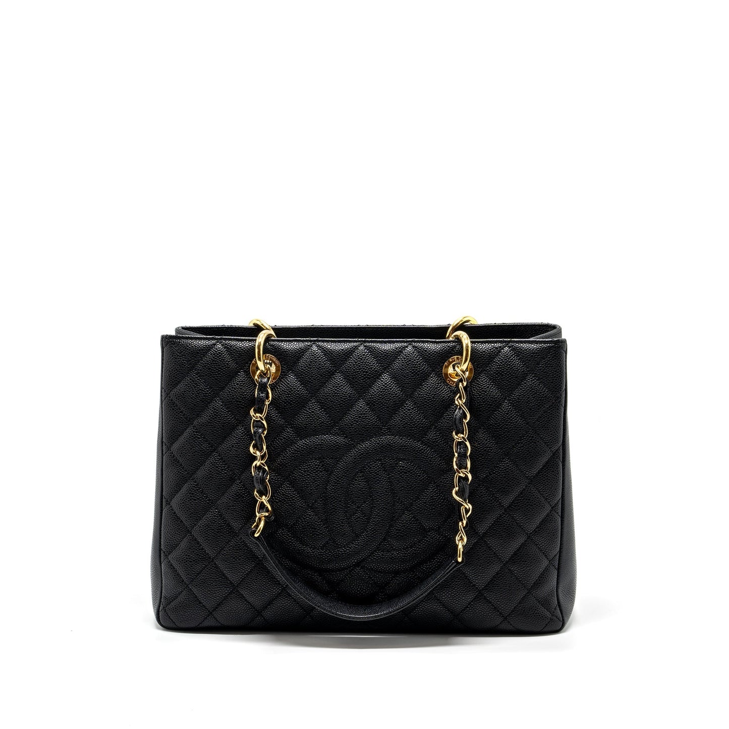 Chanel grand shopping caviar GHW Black Tote Bag Ghw 8