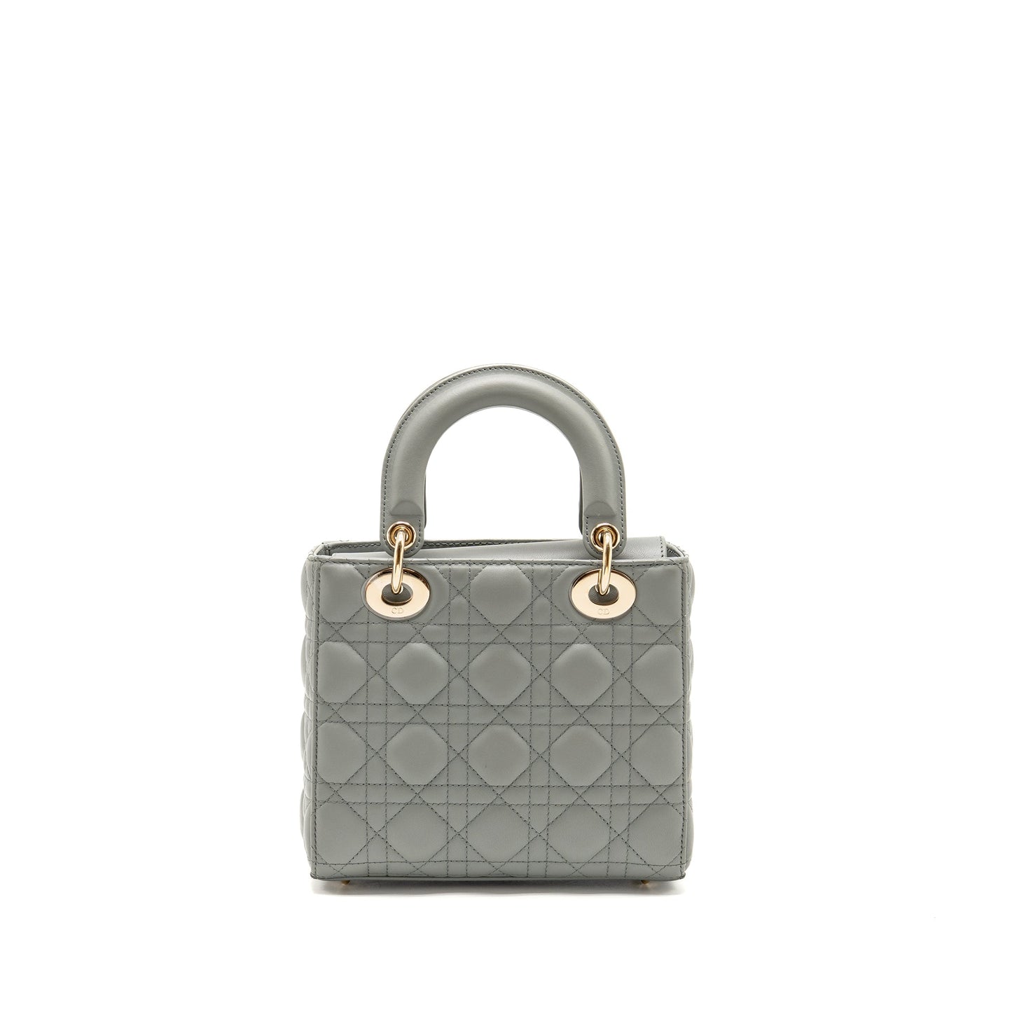 Dior My Abc Lady Lambskin Stone Grey Handbag Small Travel Bag