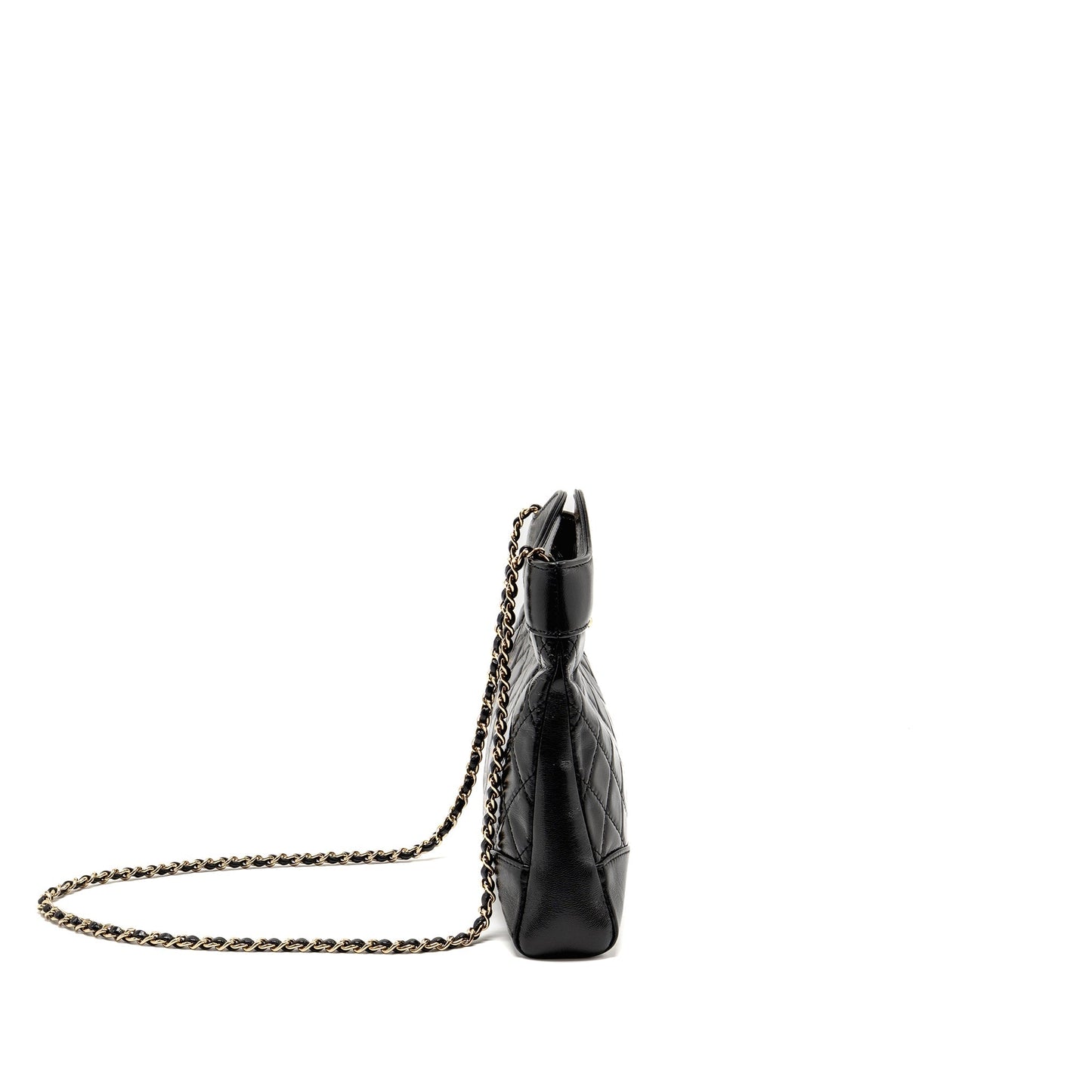 Chanel 31 shiny lambskin LGHW microchip Black Mini Bag 31Bag Black