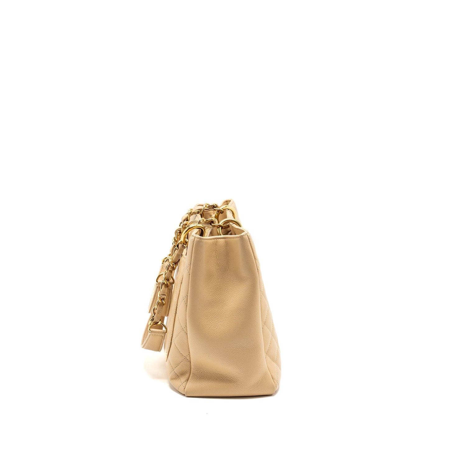 Chanel Grand Shopping Caviar GHW Beige Tote Bag