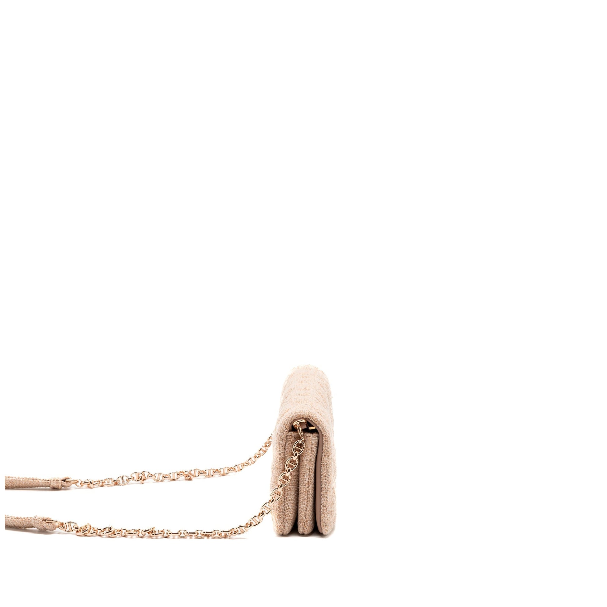 Dior Caro Pouch Light With Hardware Handbag Canvas Pink Travel Bag