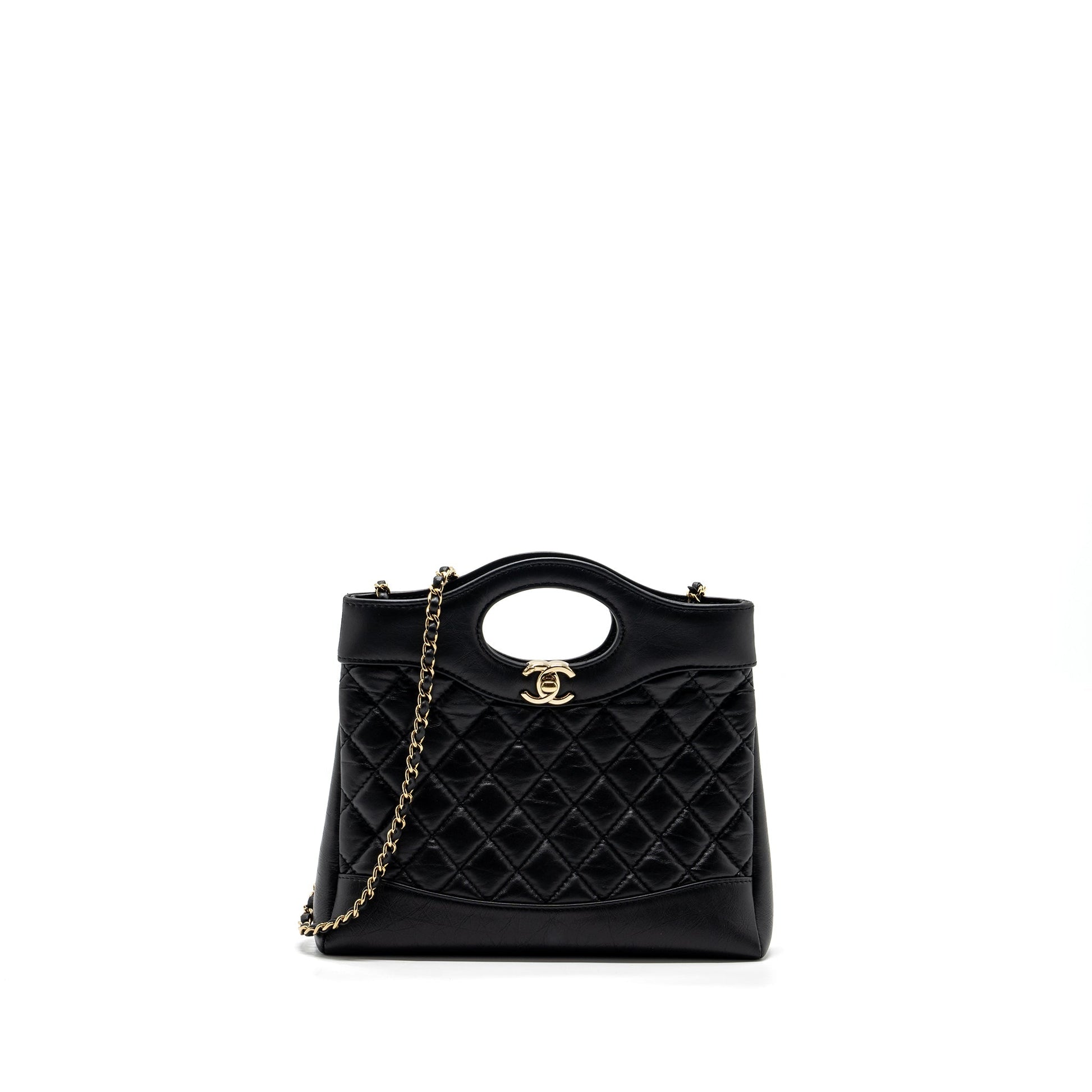 Chanel 23A 31 Calfskin LGHW microchip Black Mini Bag Microchip 1