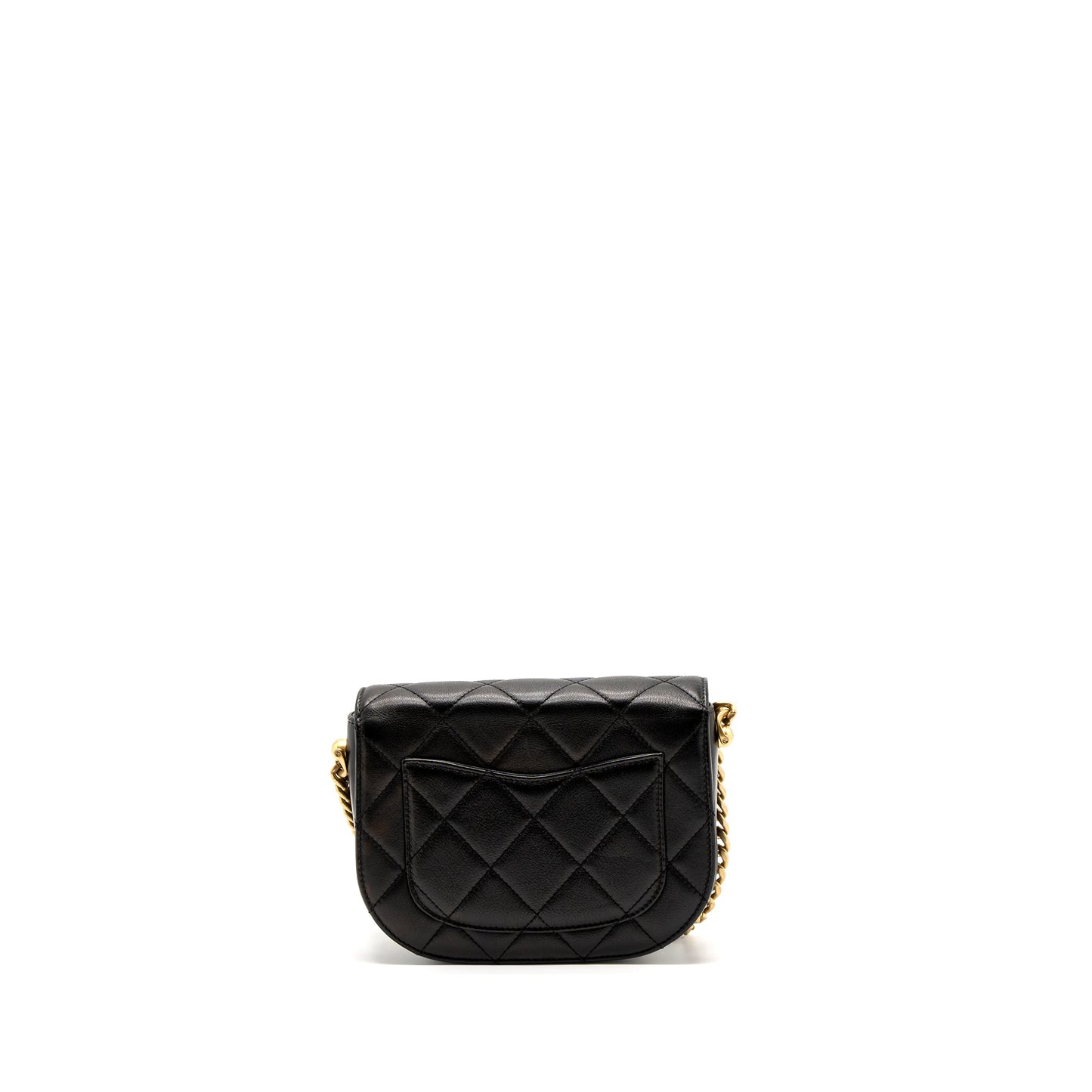 Chanel Messenger Calfskin GHW Black Messenger Bag