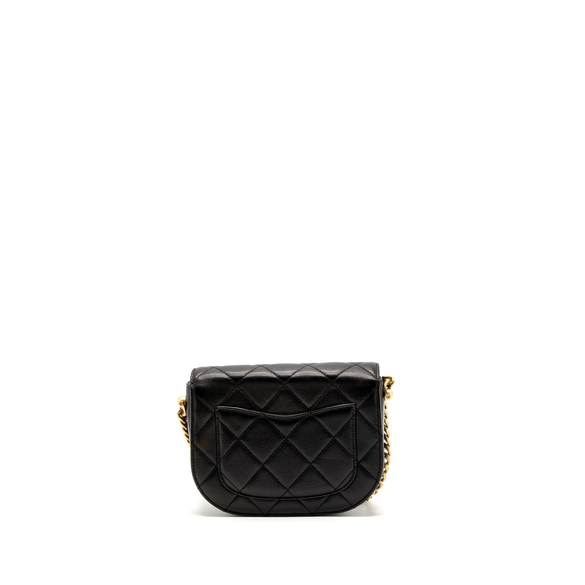 Chanel Messenger Calfskin GHW Black Messenger Bag