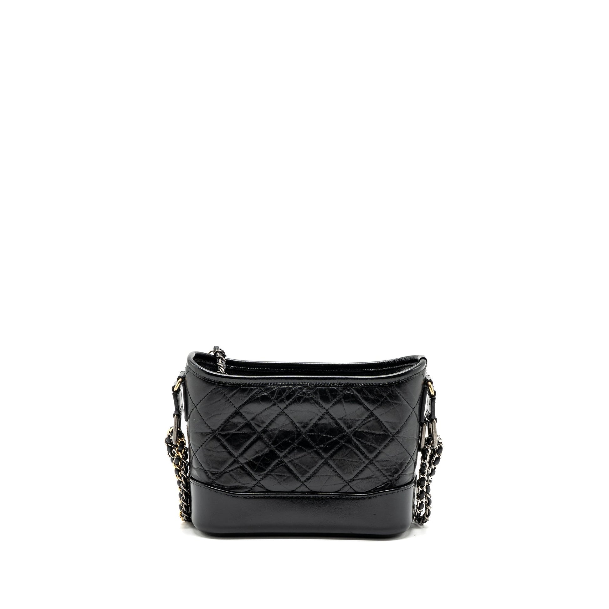 Chanel Gabrielle hobo calfskin hardware Multicolor Multicolour Black Small Shoulder Bag Hardware 2