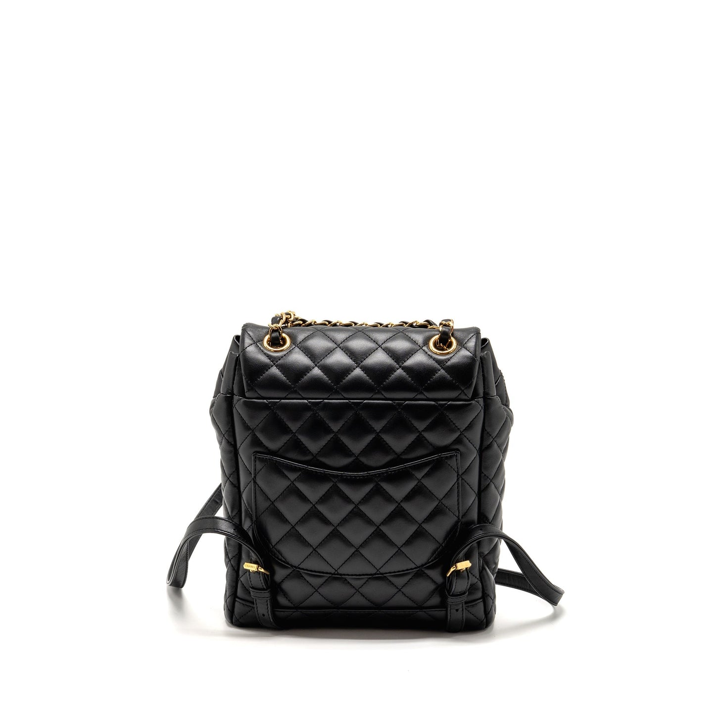 Chanel Urban Spirit Flap Backpack Lambskin GHW Black