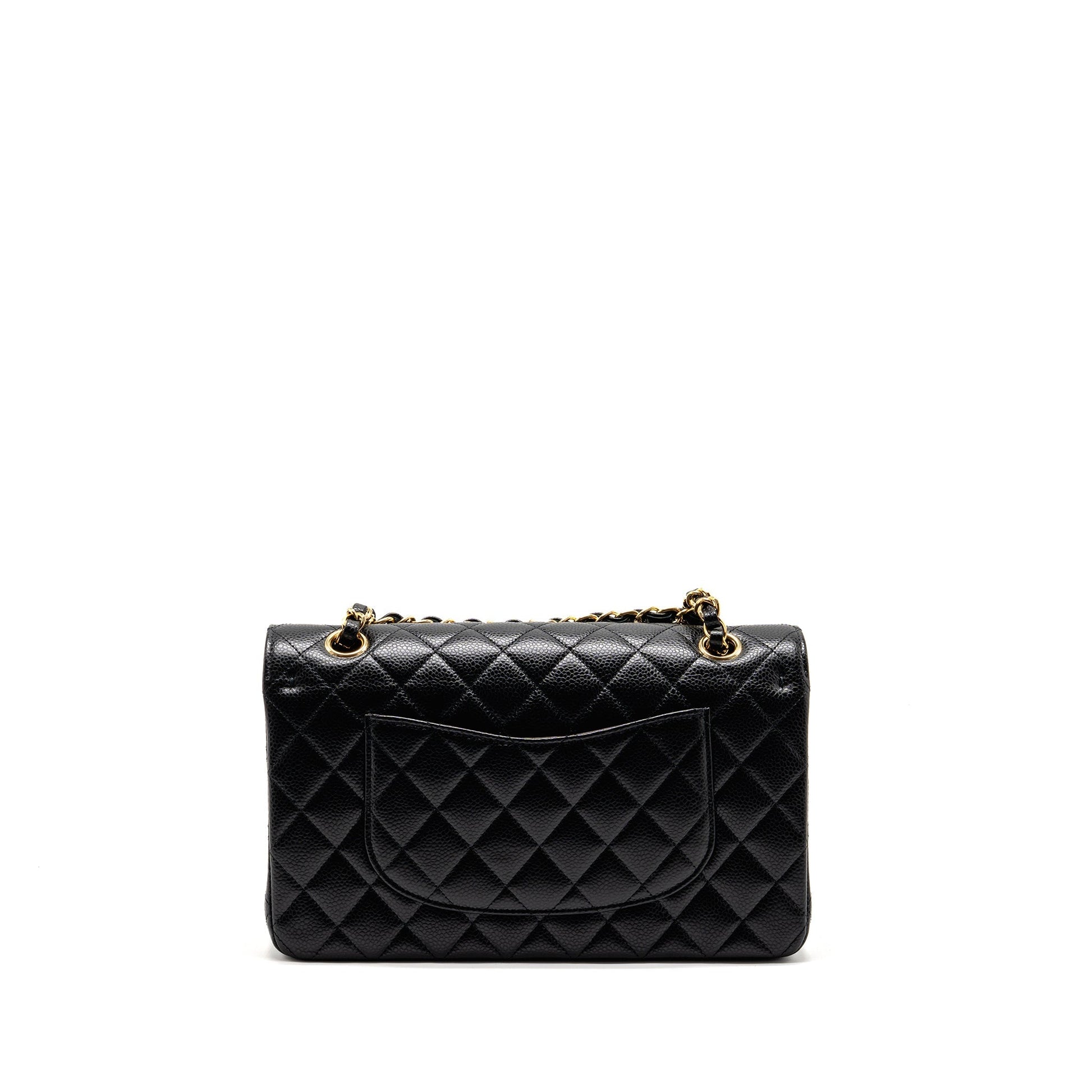 Chanel Classic Double Flap Caviar GHW microchip Black Shoulder Bag Ghwmicrochip 1