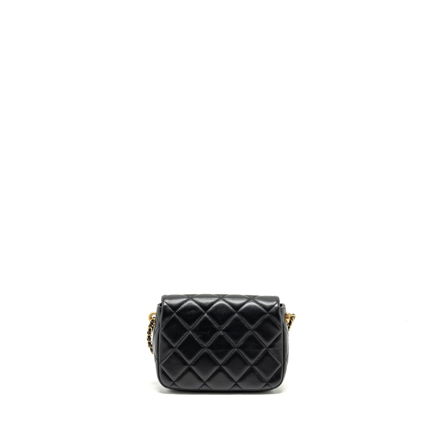 Chanel My Perfect Flap Pearl Lambskin GHW Black Shoulder Bag