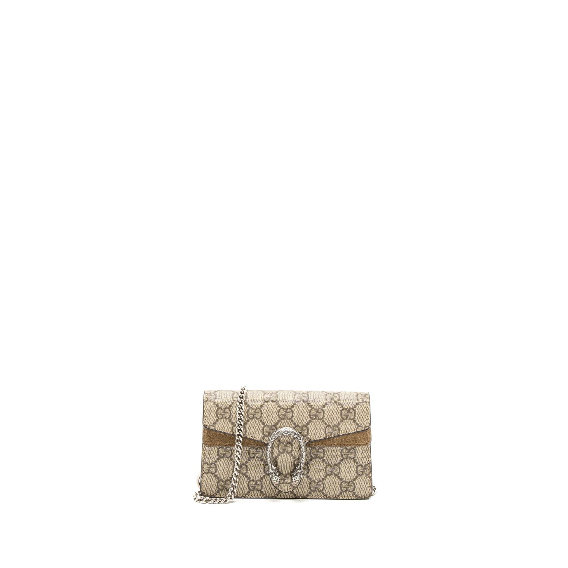 Gucci Dionysus Super Bag Supreme Shw Suede Beige Travel Bag