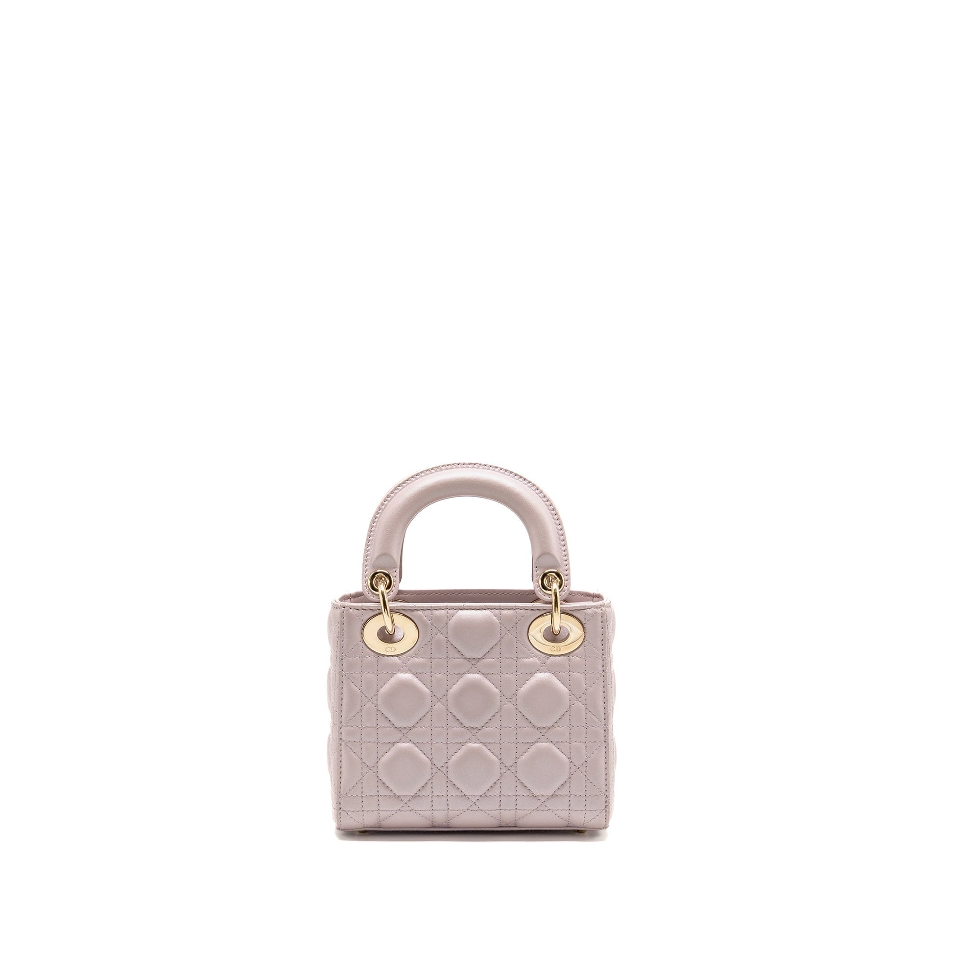 Dior Lady Lambskin Light Handbag Pink Mini Travel Bag Pink Handbag