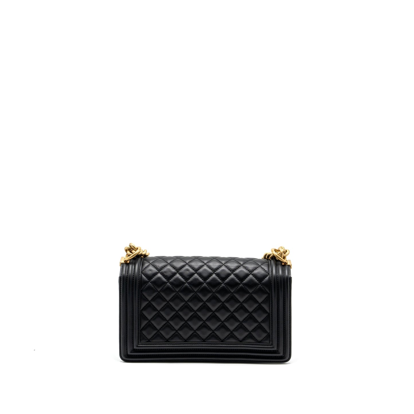 Chanel boy smooth calfskin GHW Black Handbag
